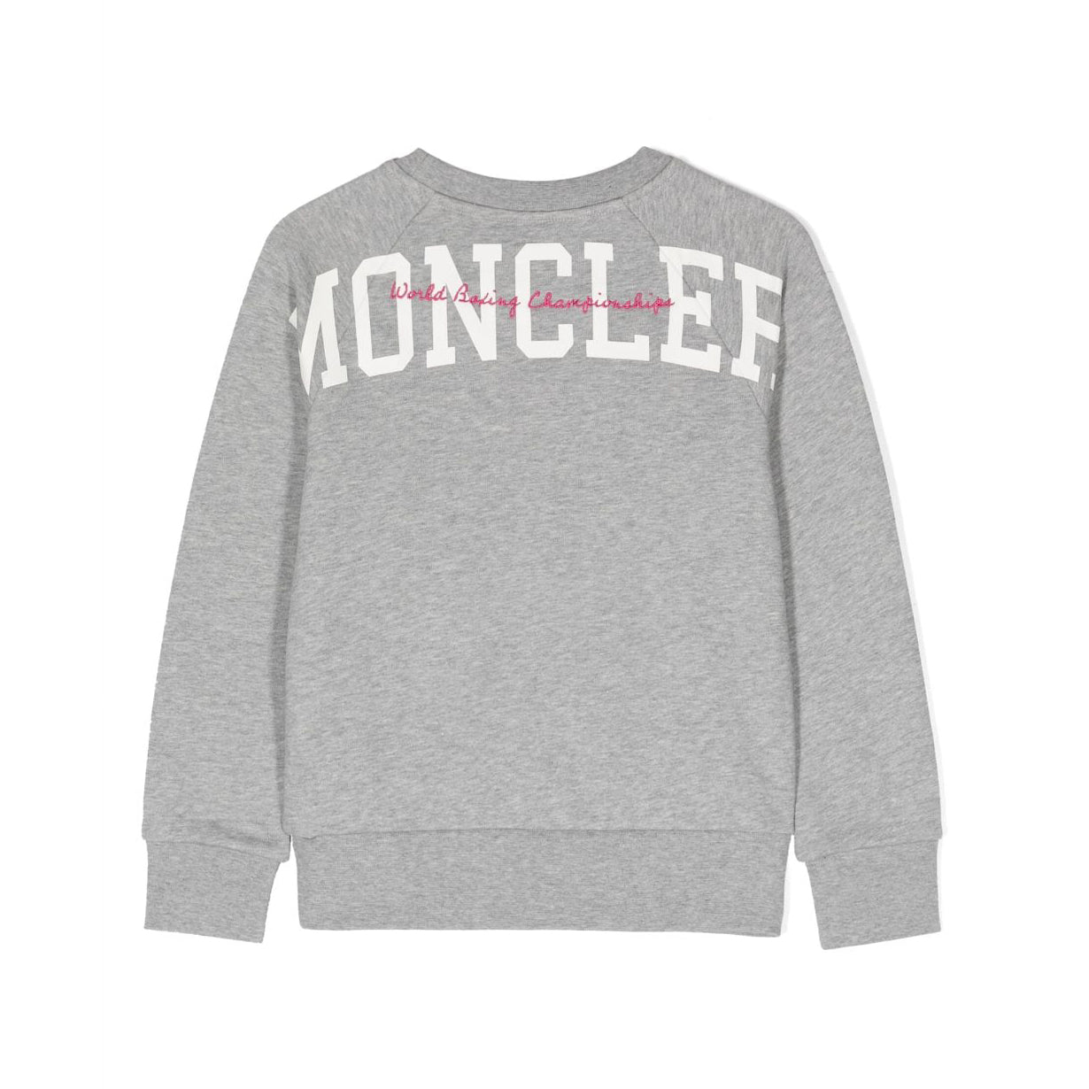 Boys Grey Logo Cotton Sweatshirt