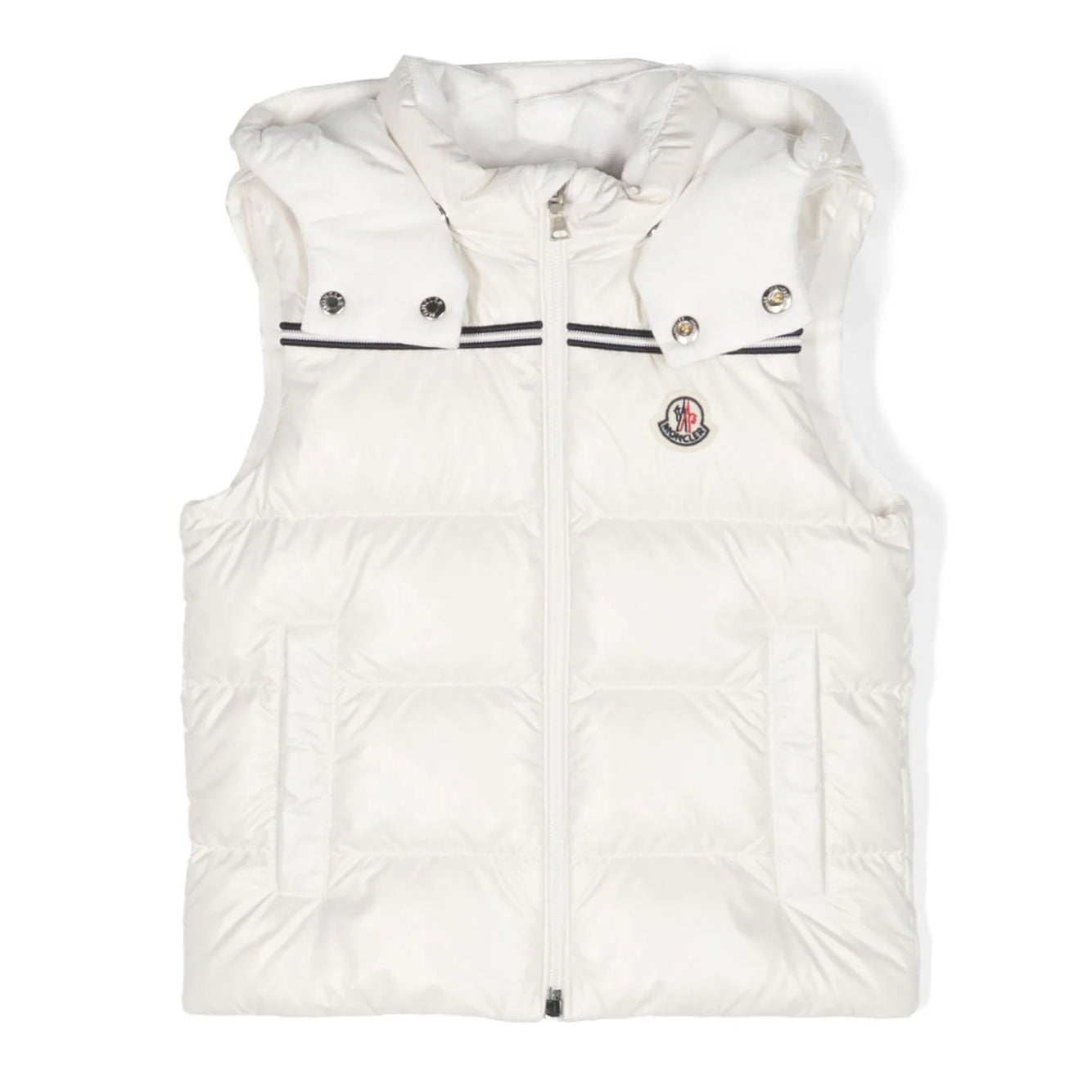 Baby Boys White "PETER" Padded Down Gilet