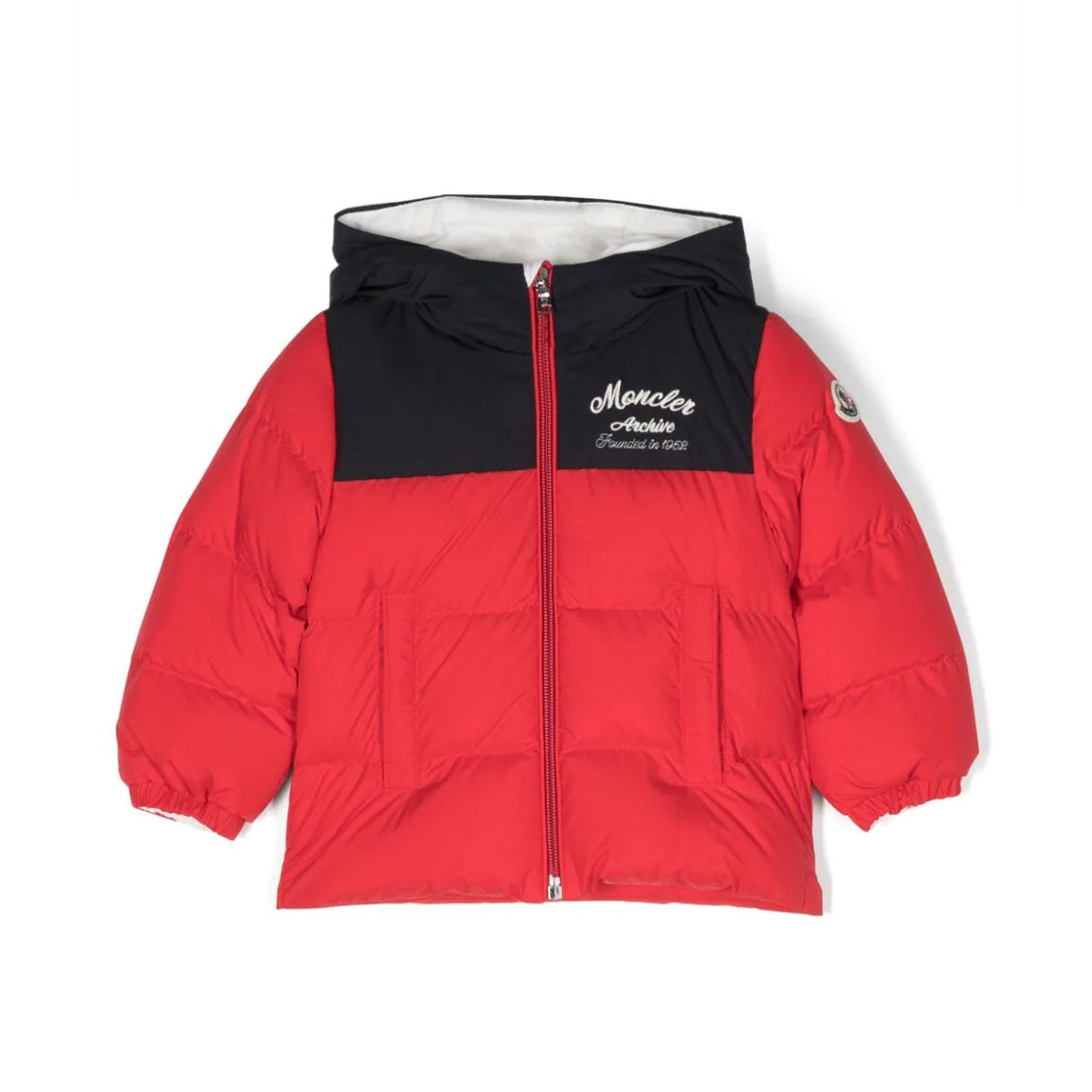 Baby Boys Red "JOE" Padded Down Jacket