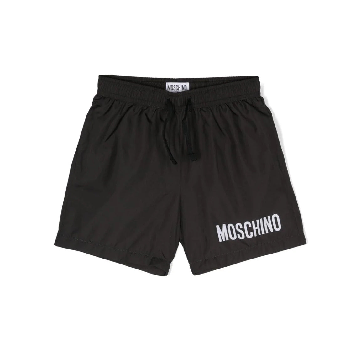 Boys Black Logo Swim Shorts