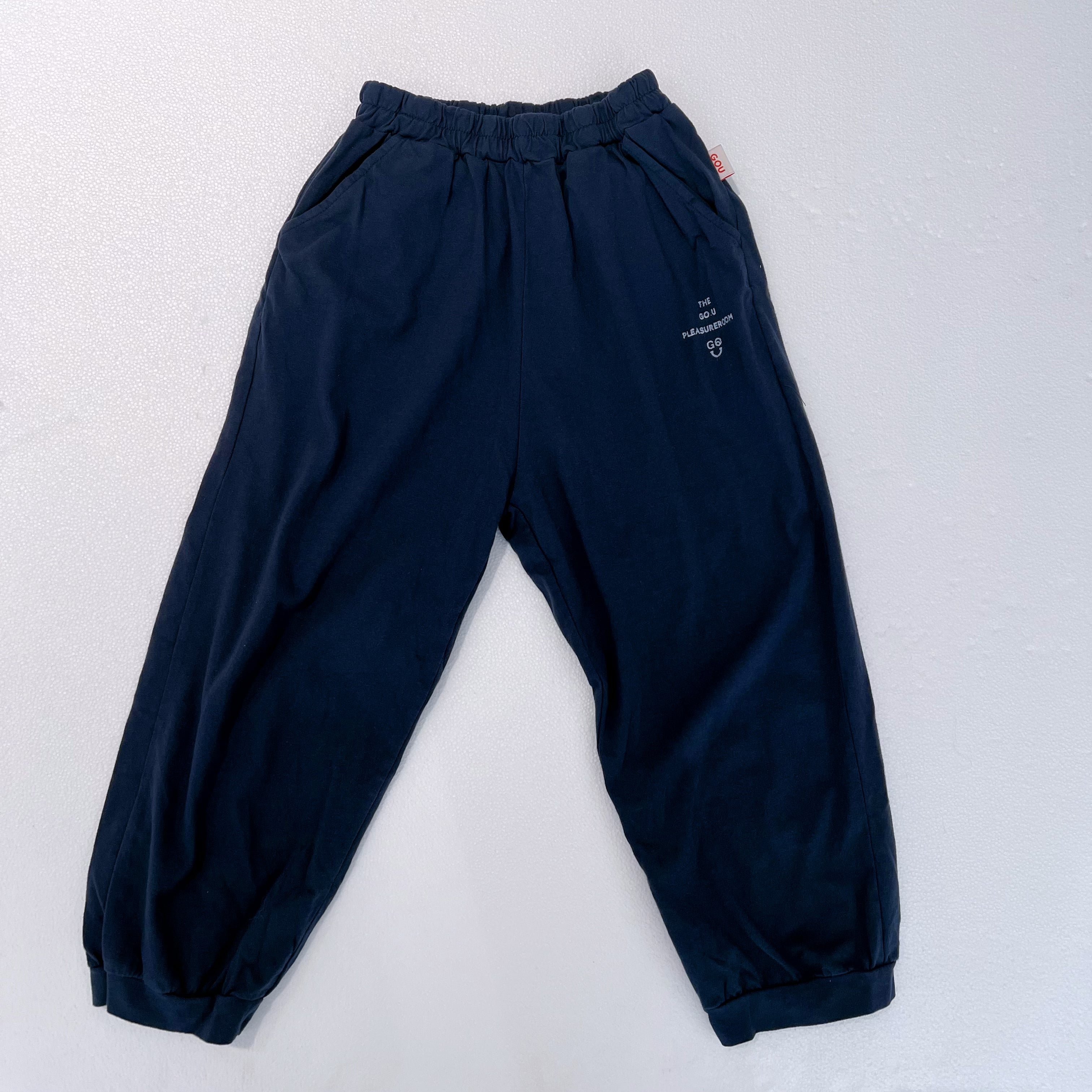 Boys & Girls Navy Cotton Trousers