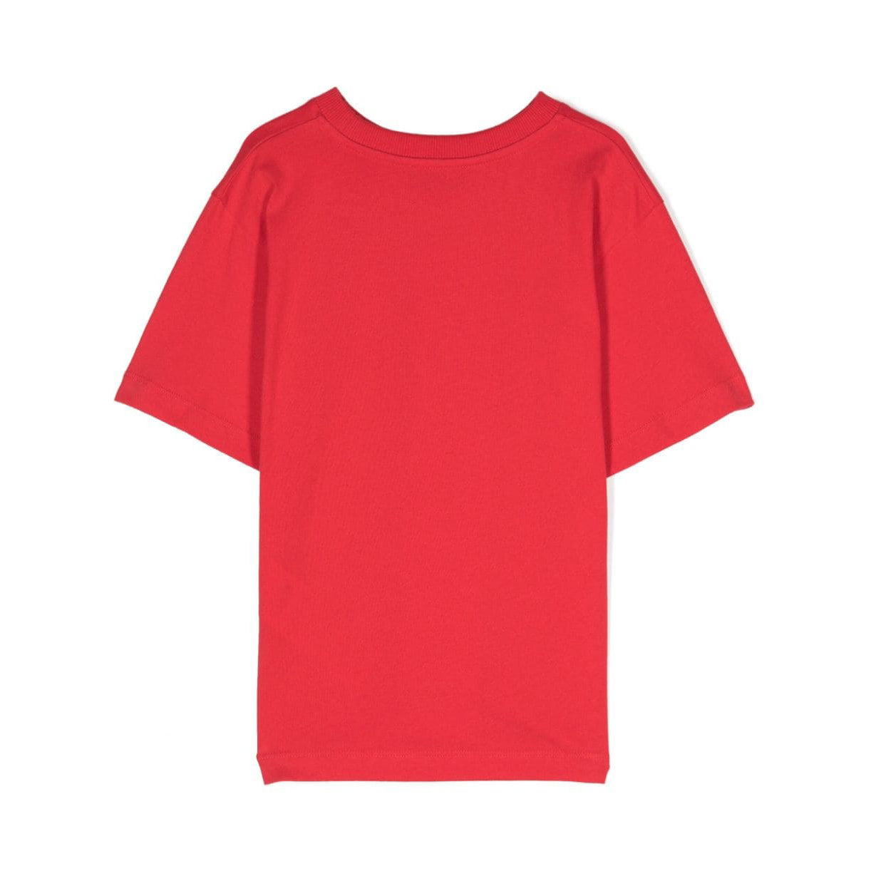 Boys & Girls Red Logo Cotton T-Shirt