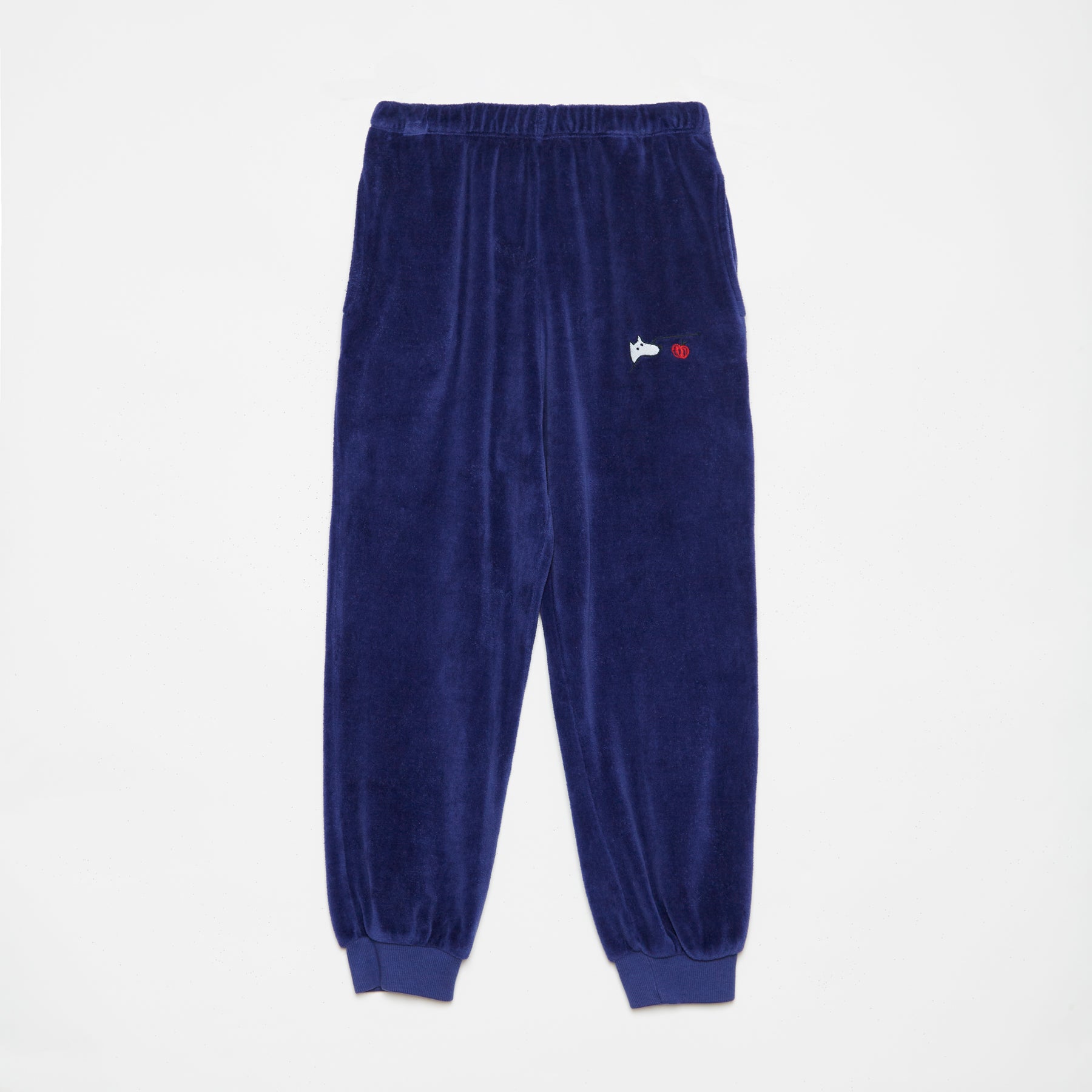 Boys & Girls Blue Velvet Trousers