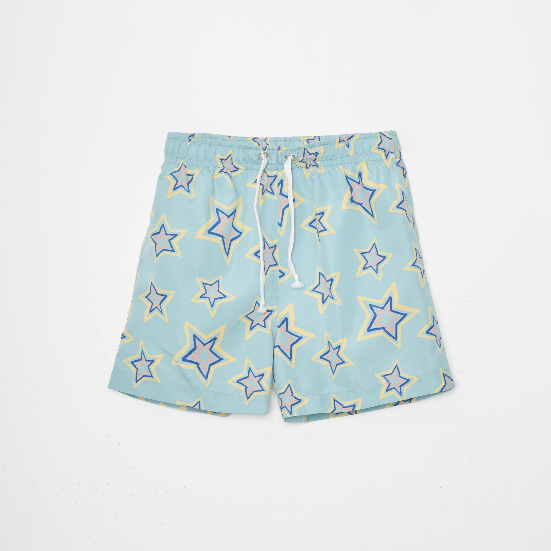 Boys Mint Star Swim Shorts