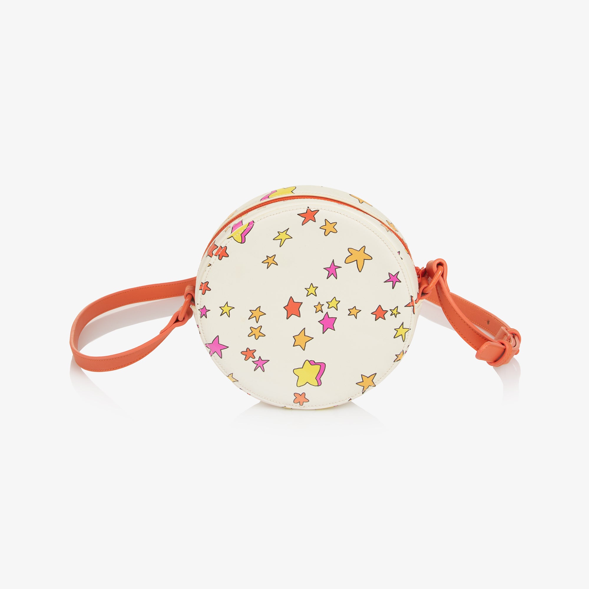 Girls White Star Tassel Shoulder Bag(16cm)