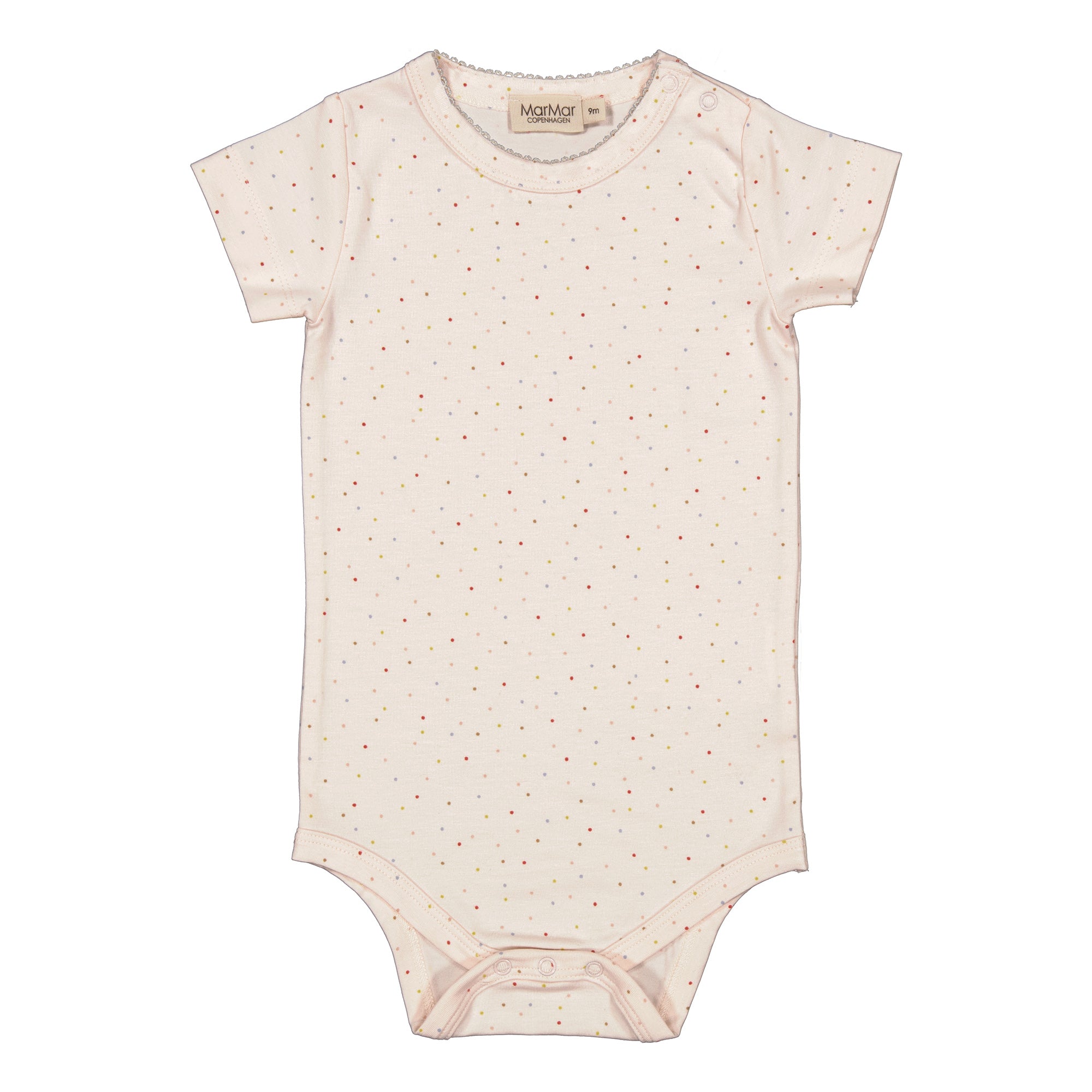 Baby Boys & Girls Beige Dots Babysuit