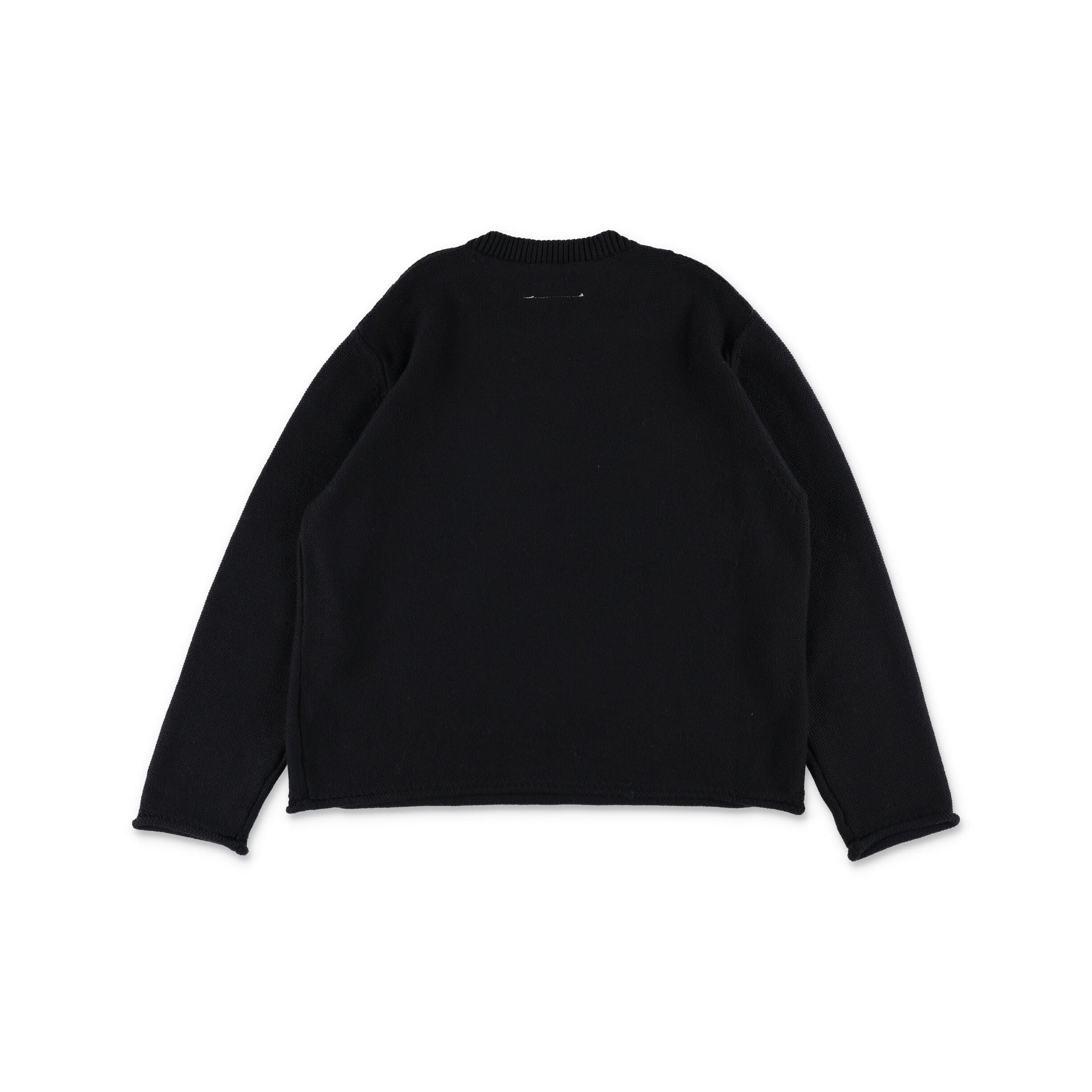 Boys & Girls Black Knit Sweater