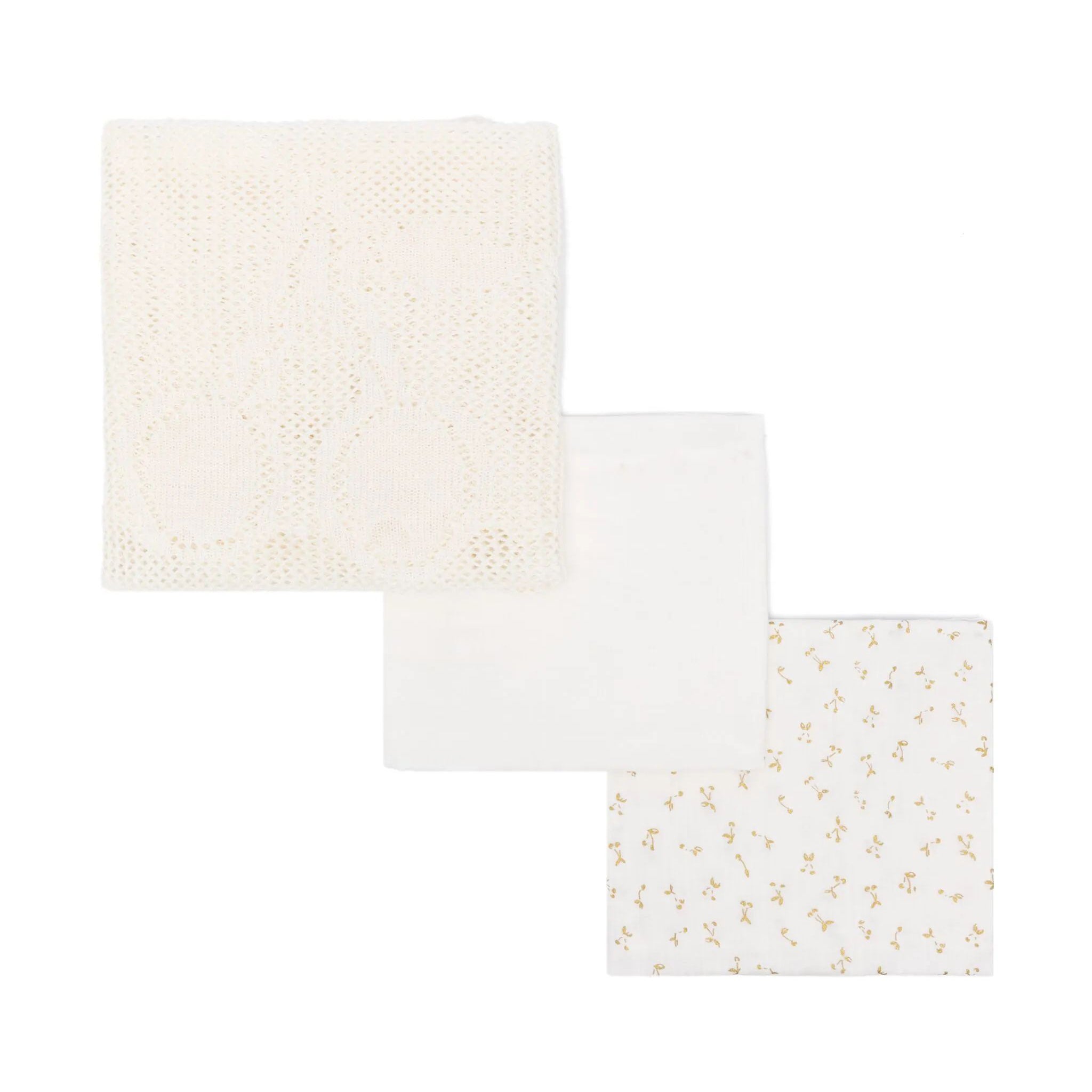 Baby Boys & Girls White Cotton Babysuit Gift Set(6 Pack)