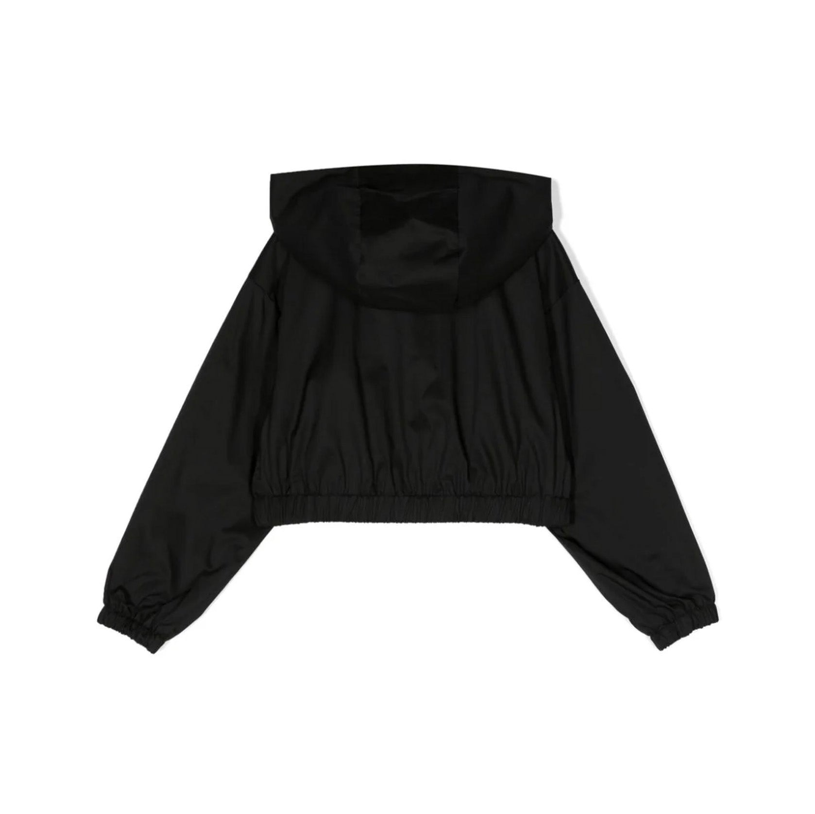 Girls Black Zip-Up Jacket