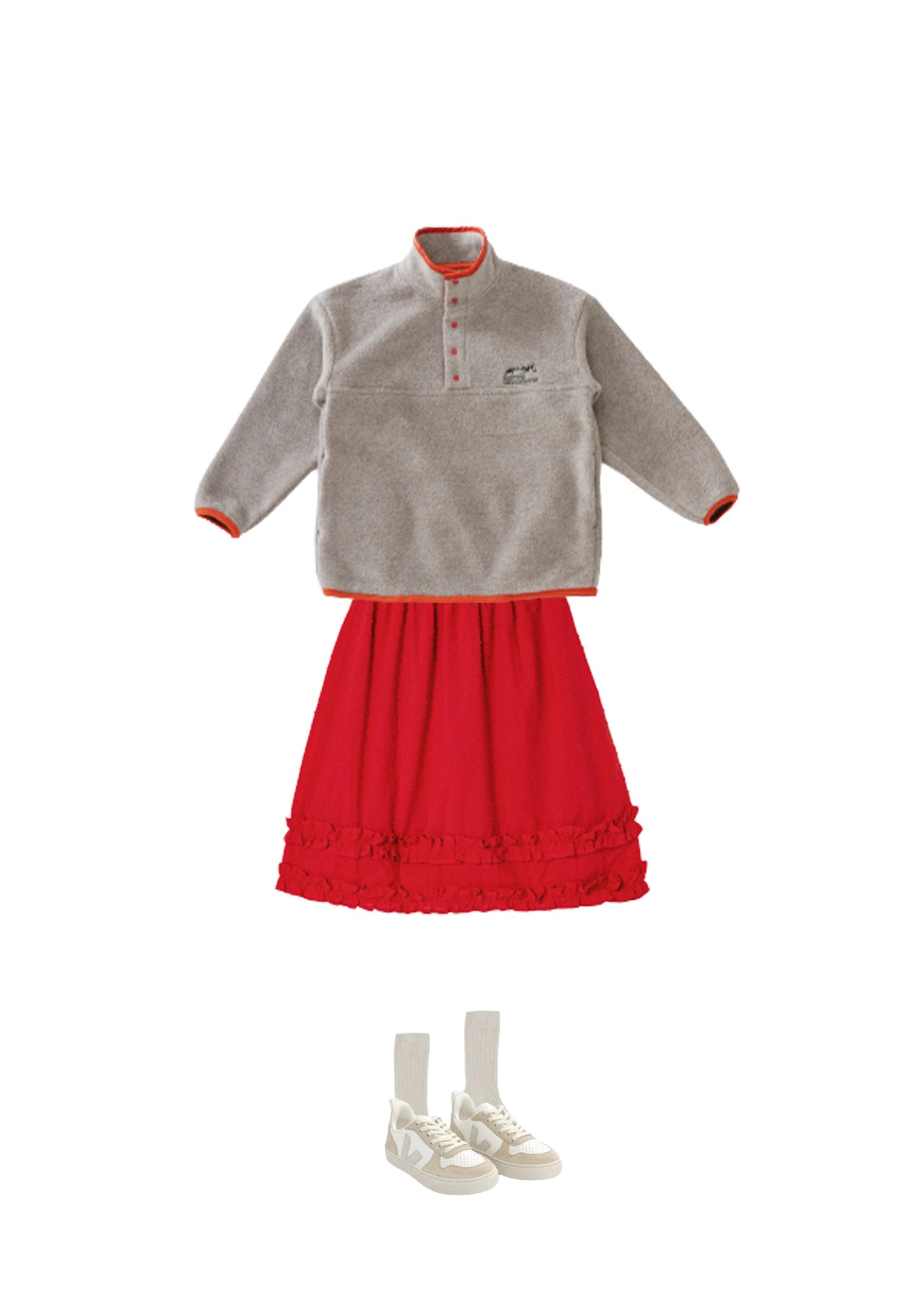 Boys & Girls Beige "SMALL V-10 L" Shoes