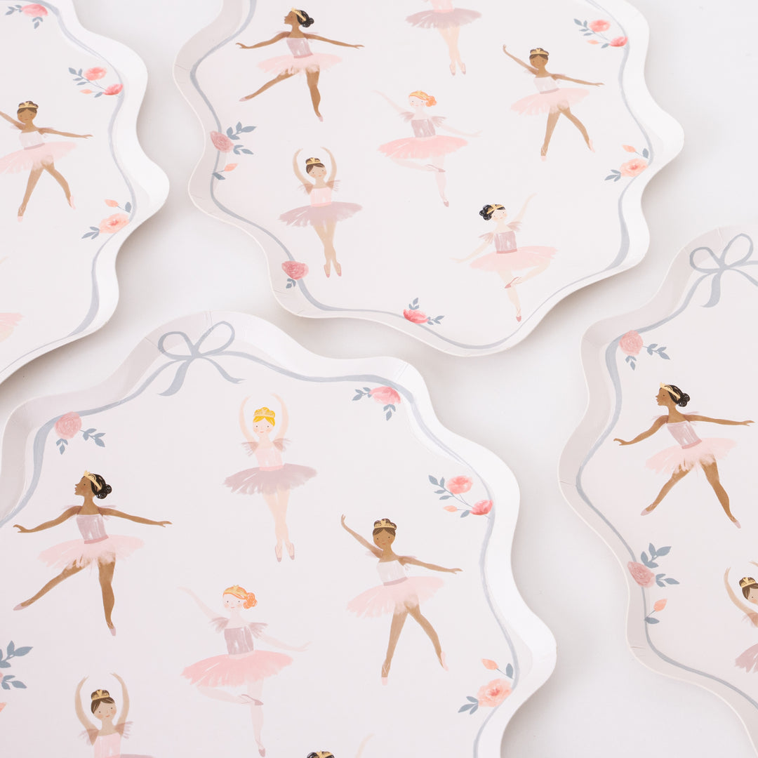 Ballerina Plates(8 Pack)