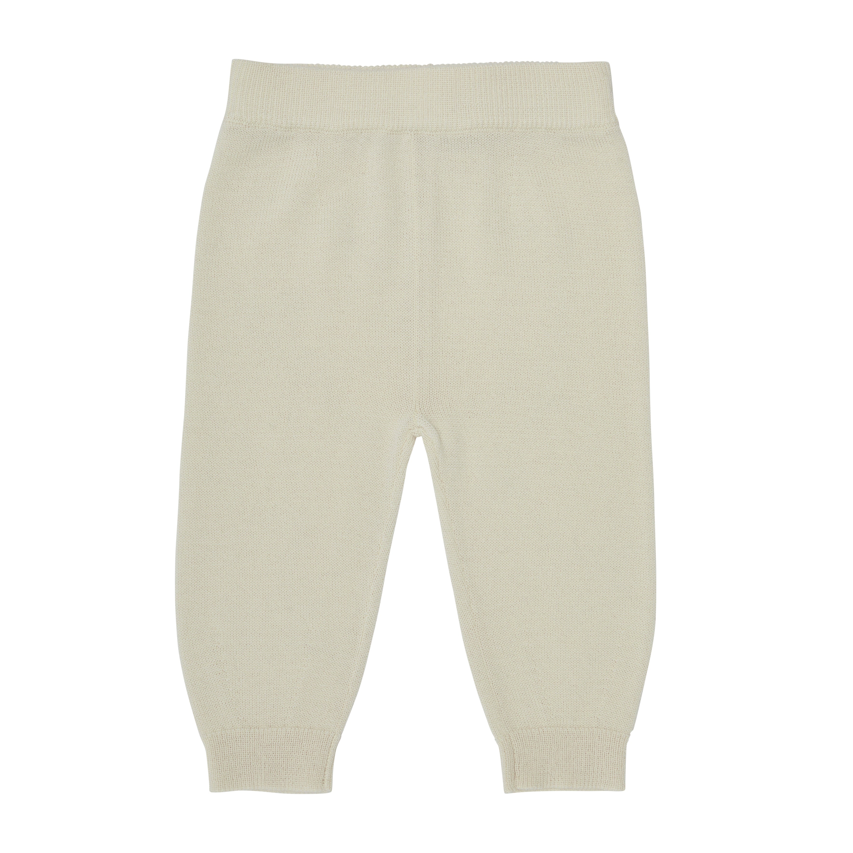 Baby Boys & Girls White Wool Trousers