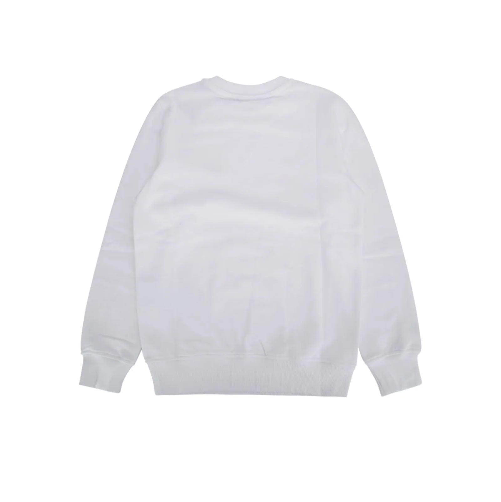 Boys & Girls White Cotton Sweatshirt