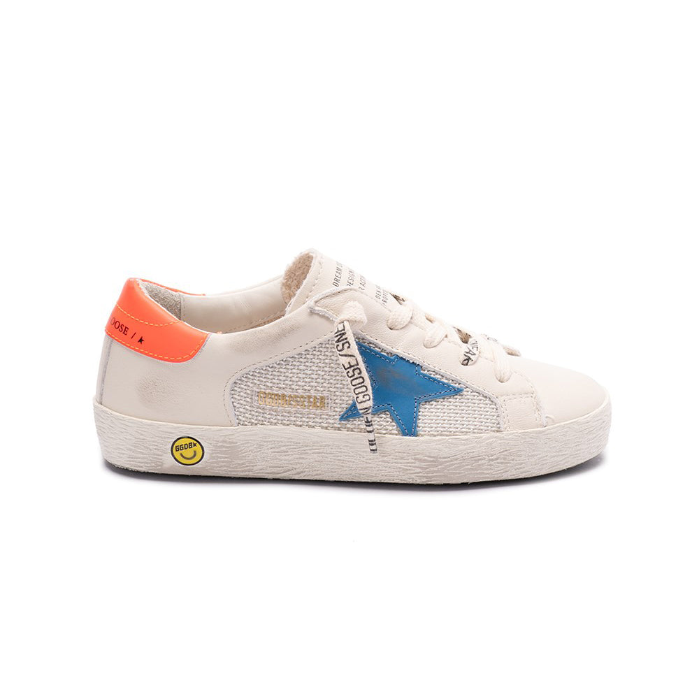 Boys & Girls White"SUPER-STAR"Shoes