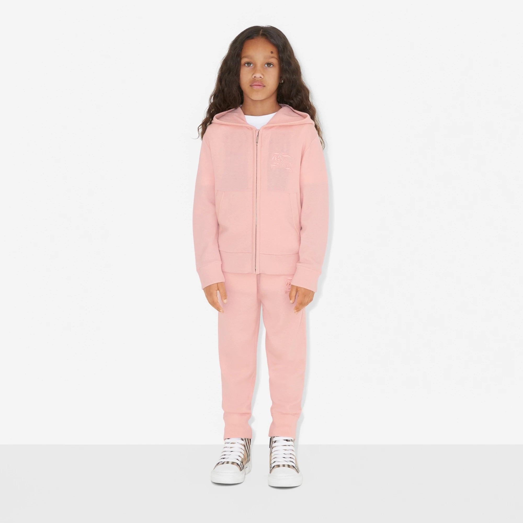 Girls Pink Cashmere Trousers