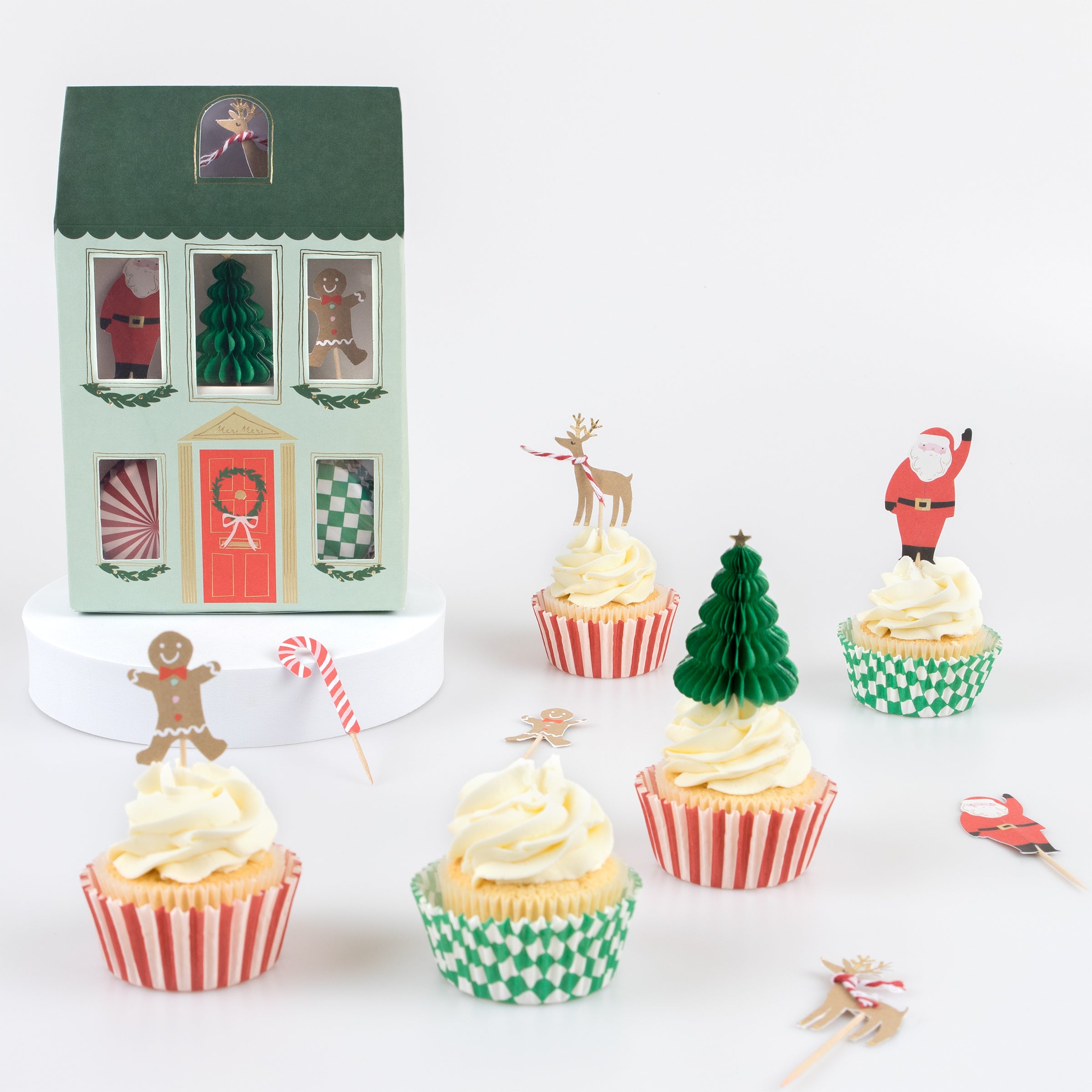 Festive House Cupcake Kit (24 Pack)