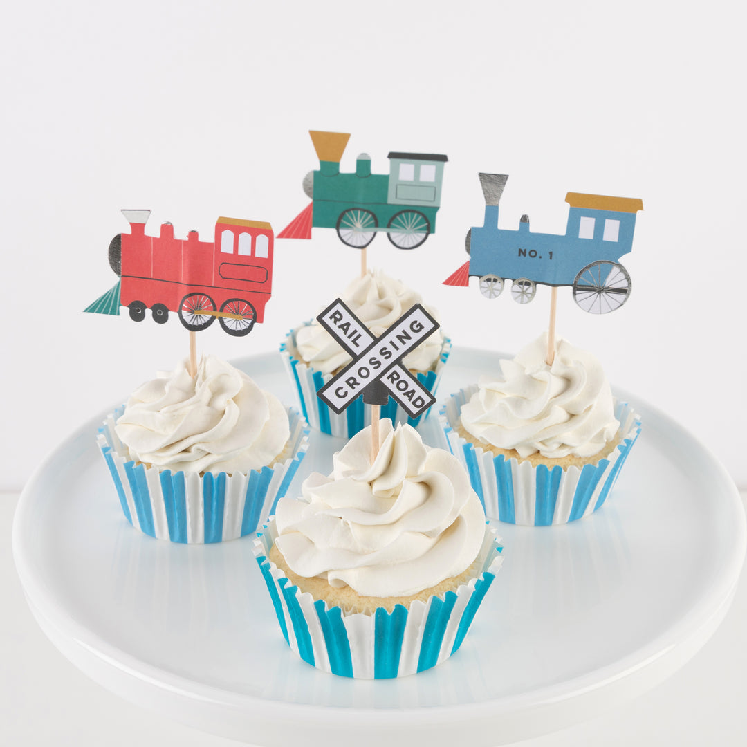 Train Cupcake Kit (x 24 toppers)