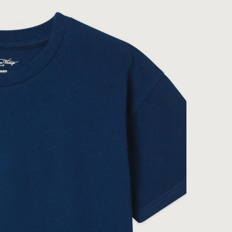 Boys & Girls Navy Cotton T-Shirt