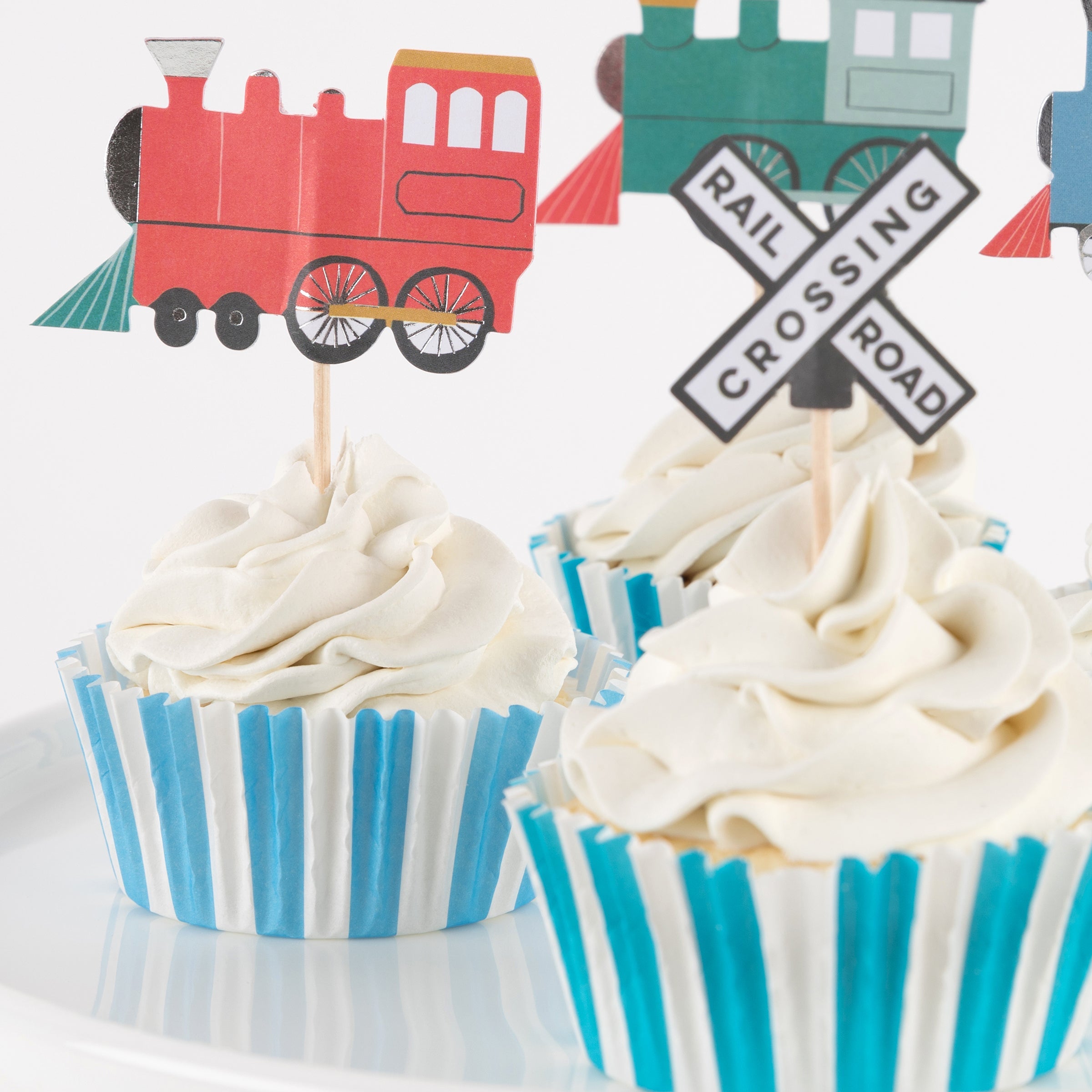 Train Cupcake Kit (x 24 toppers)