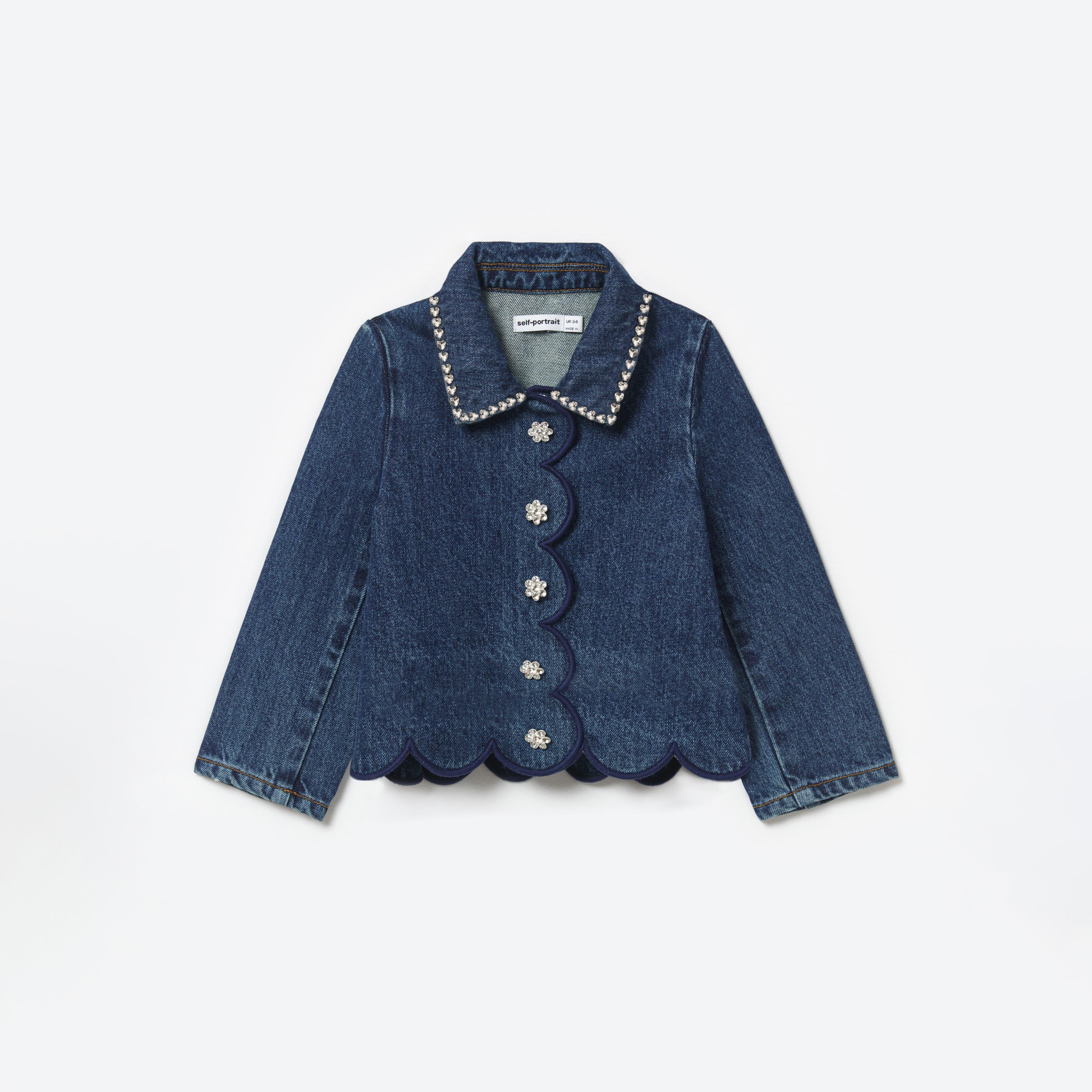 Girls Blue Denim Coat