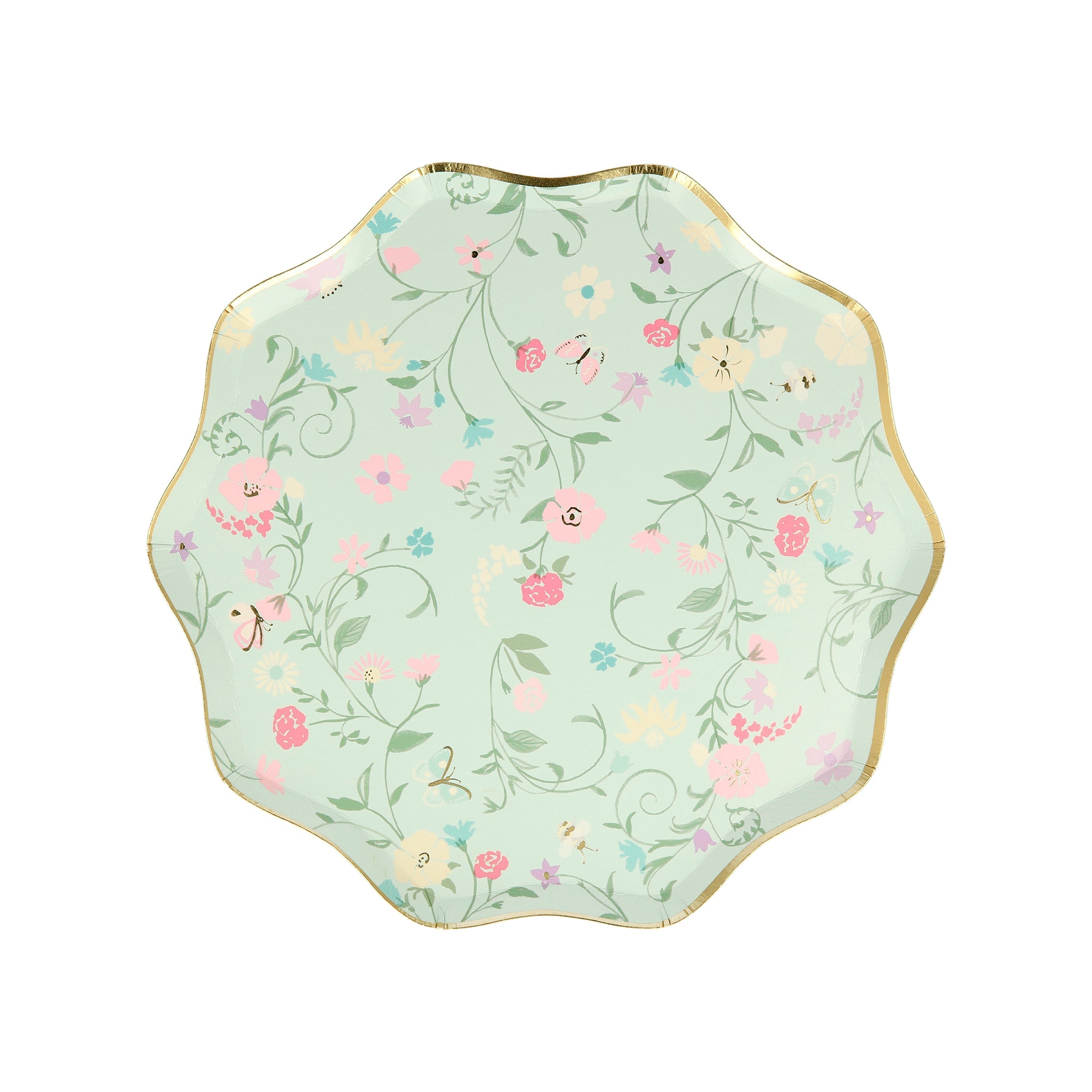 Small Flower Plates(8 Pack)