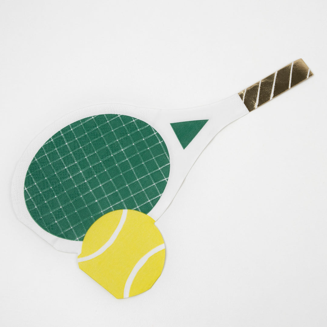 Tennis Napkins (x 16)