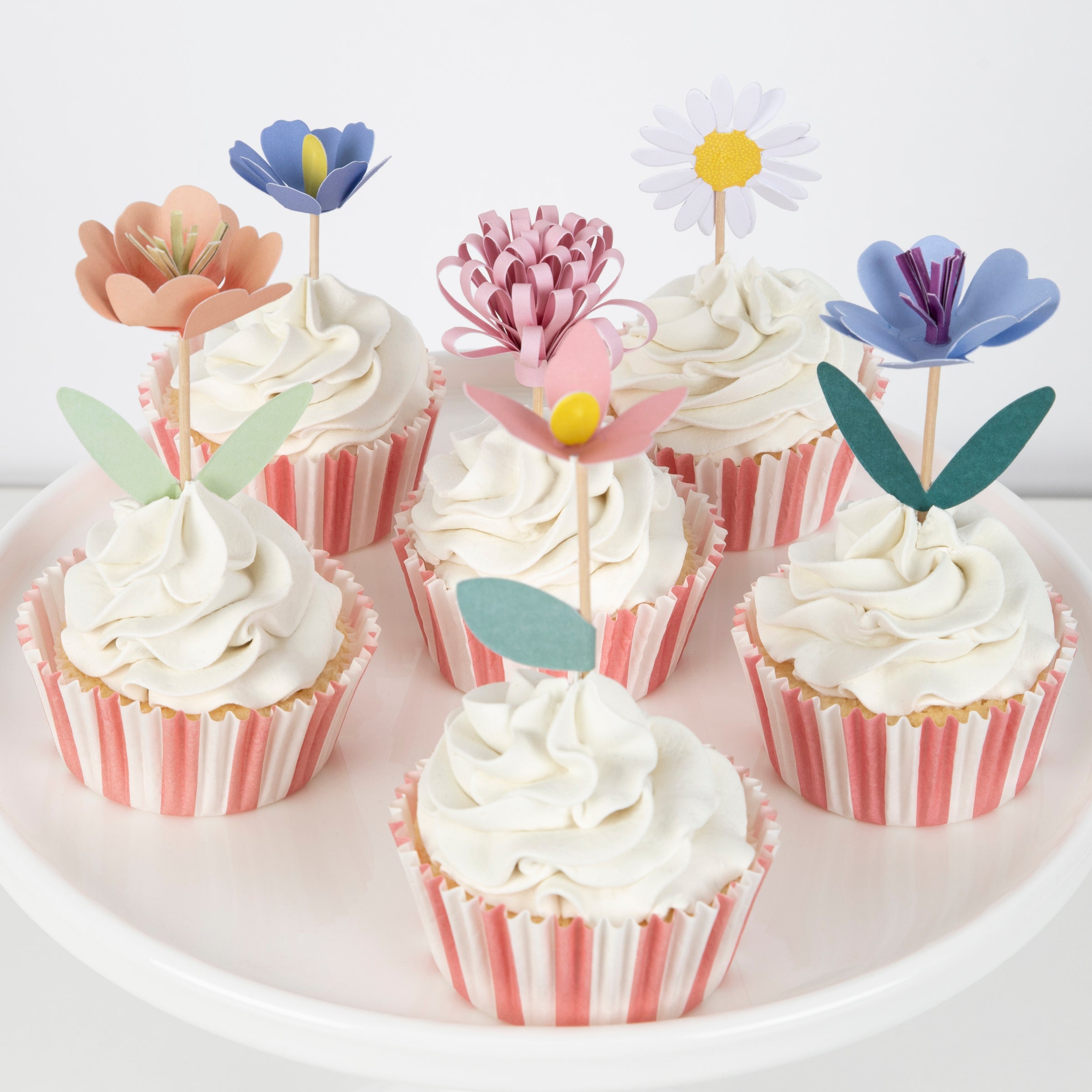 Flower Garden Cupcake Kit (x 12 toppers)