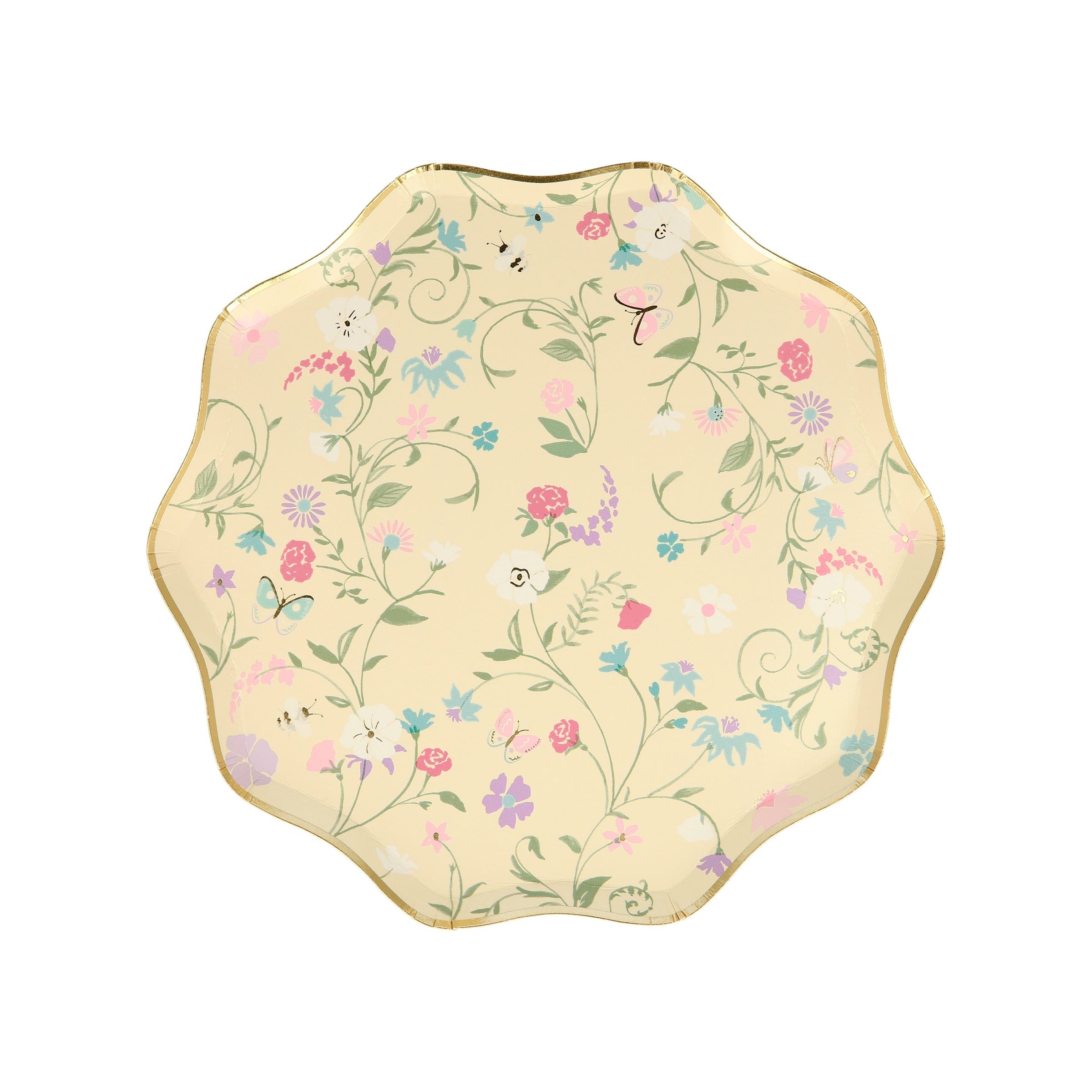 Small Flower Plates(8 Pack)