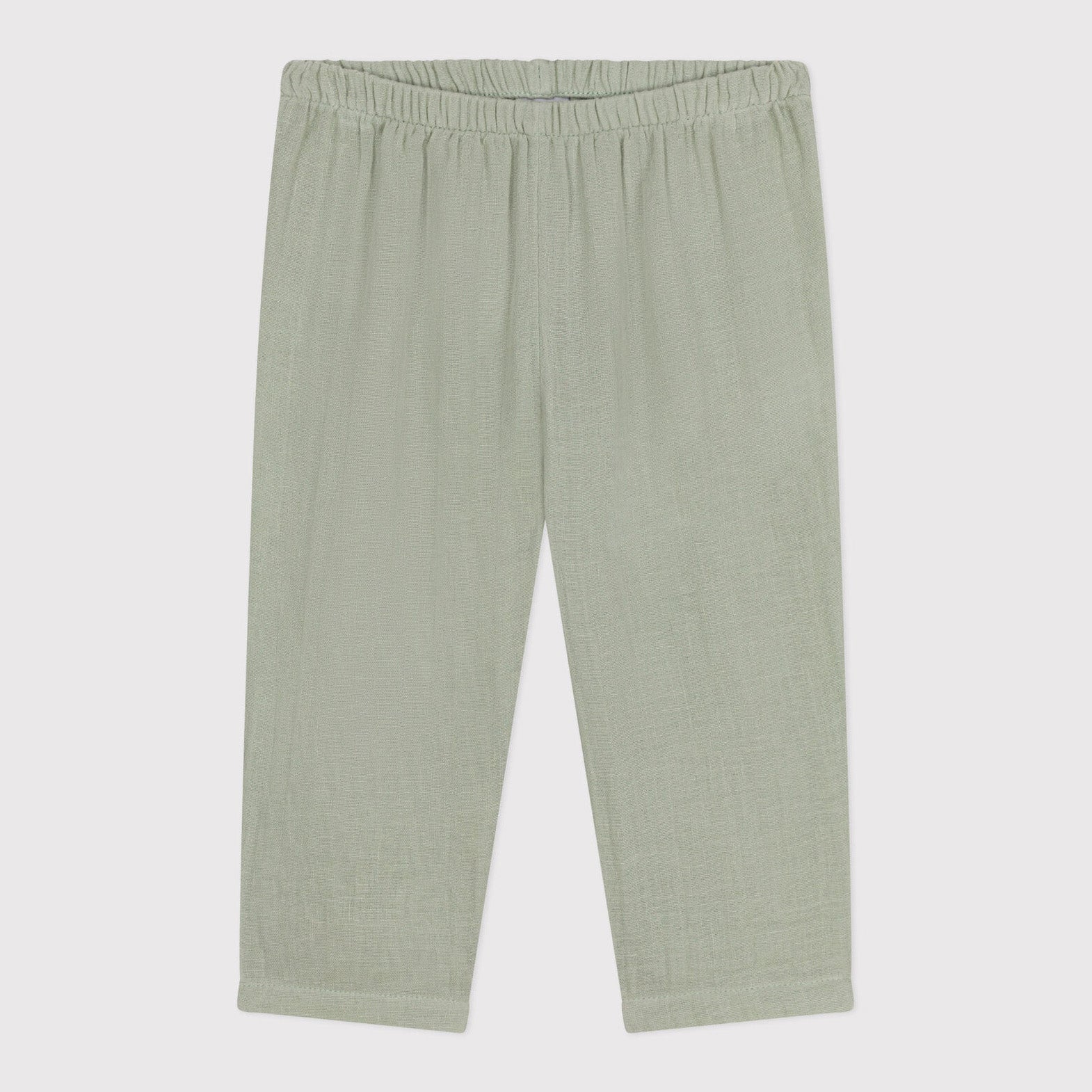 Baby Boys & Girls Mint Cotton Trousers