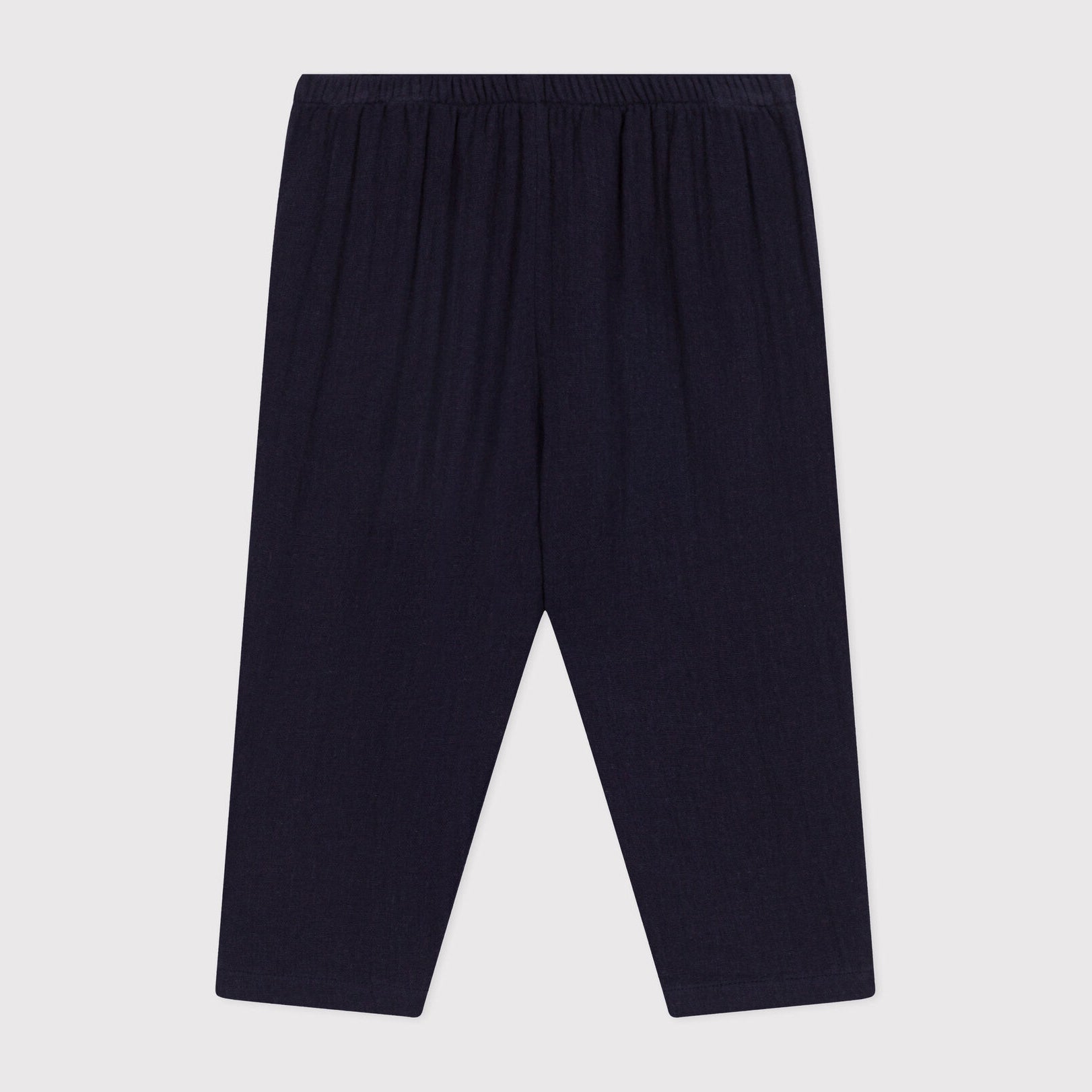 Baby Boys & Girls Navy Cotton Trousers