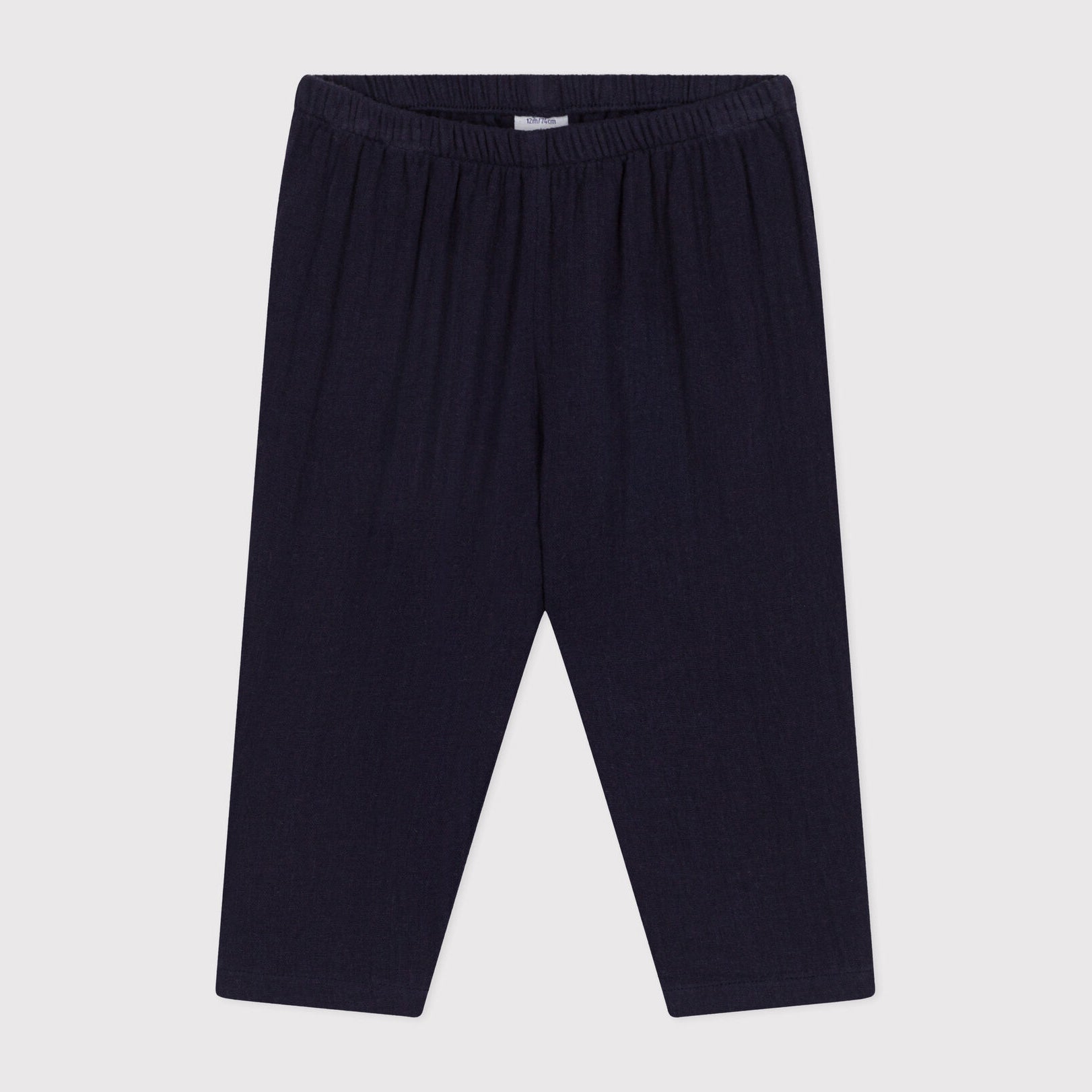 Baby Boys & Girls Navy Cotton Trousers