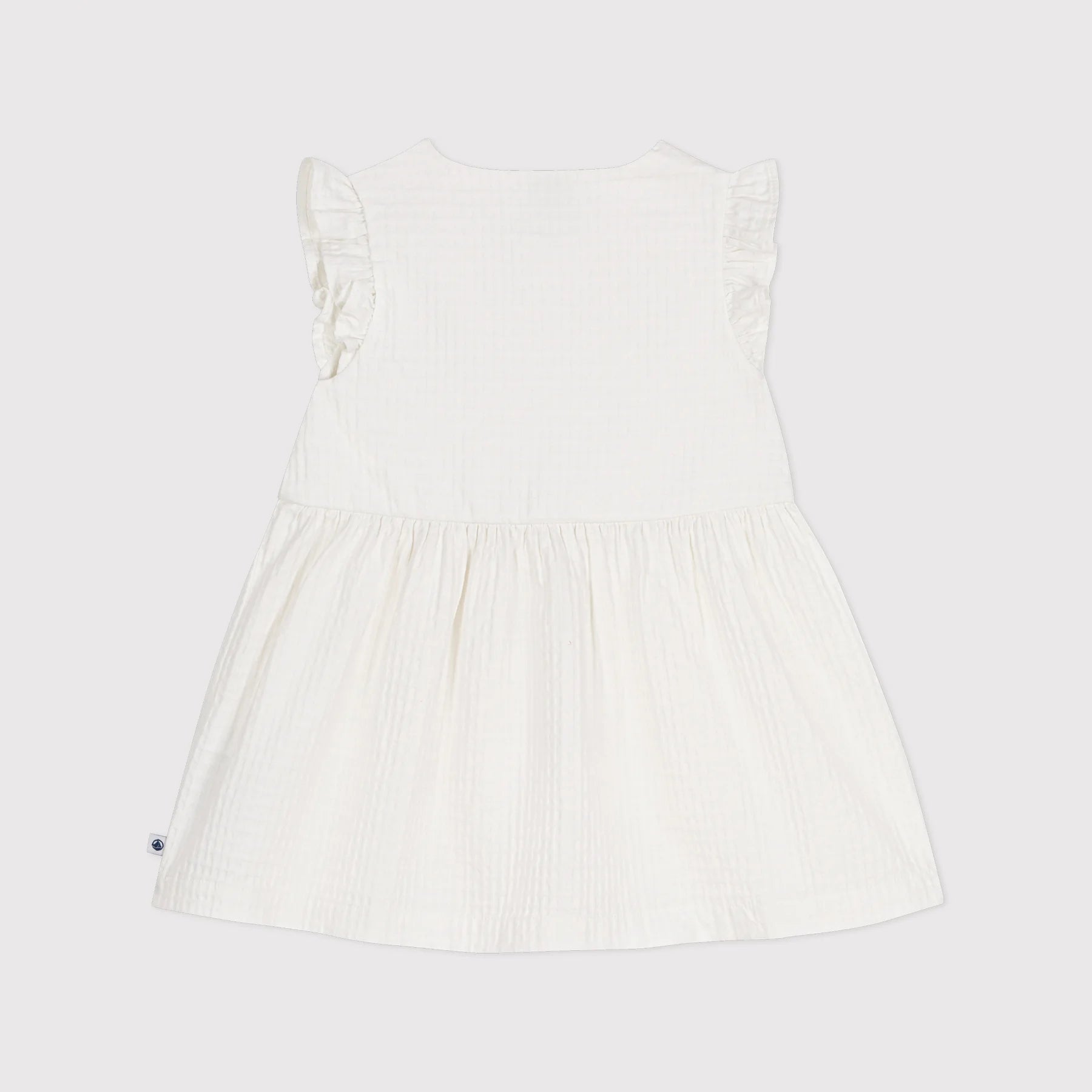 Baby Girls White Cotton Dress