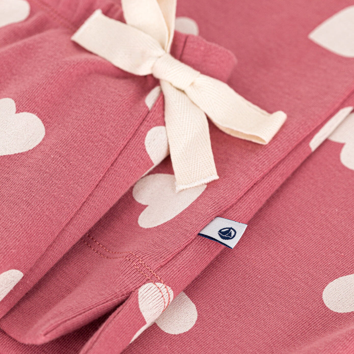 Women Pink Heart Cotton Nightwear Set