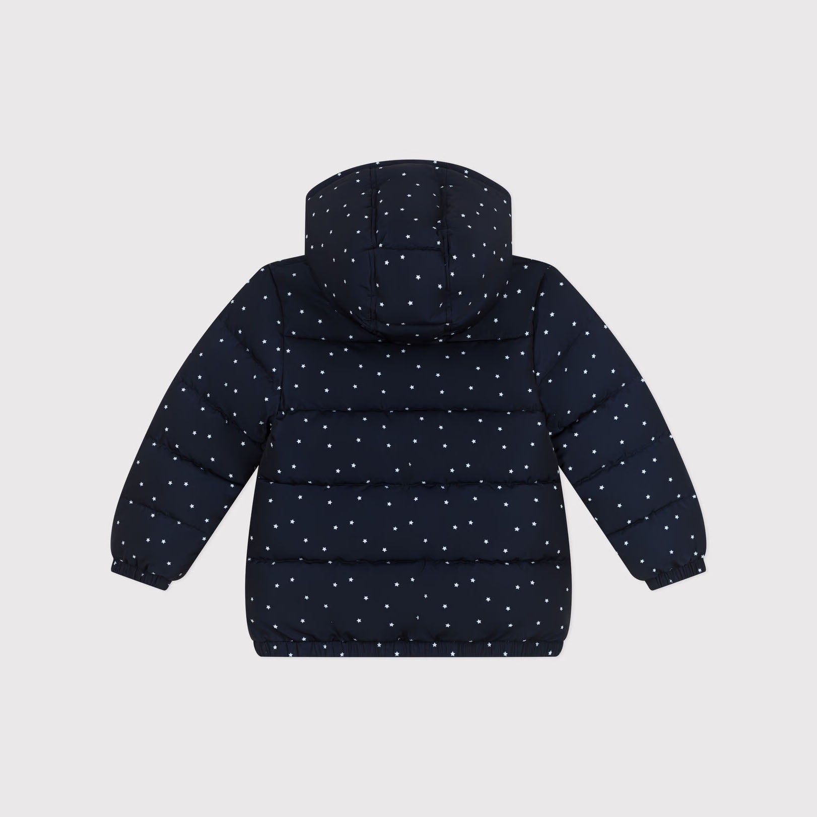 Girls Dark Blue Stars Padded Jacket