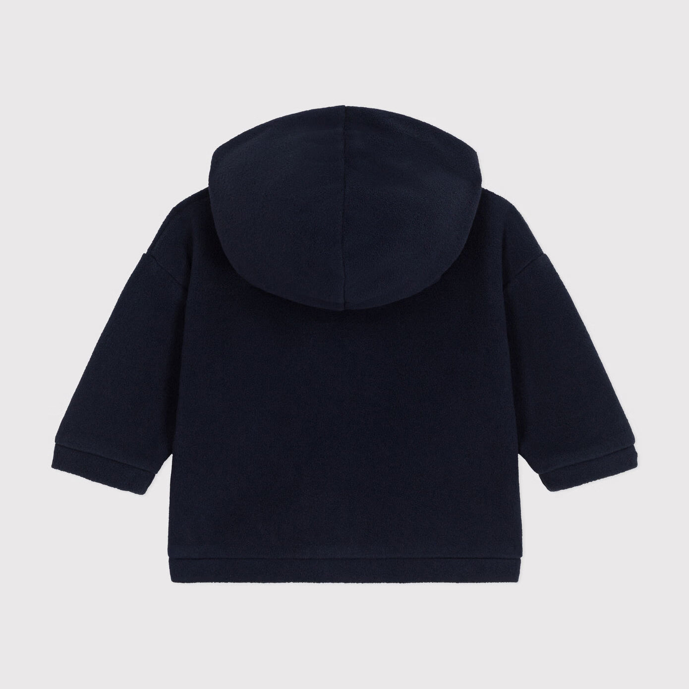 Baby Boys Navy Cotton Zip-Up Top