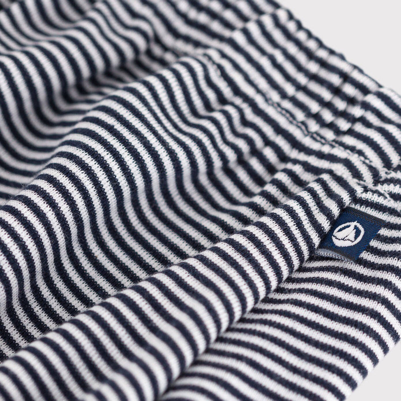 Baby Girls Dark Blue Stripes Cotton Bloomers