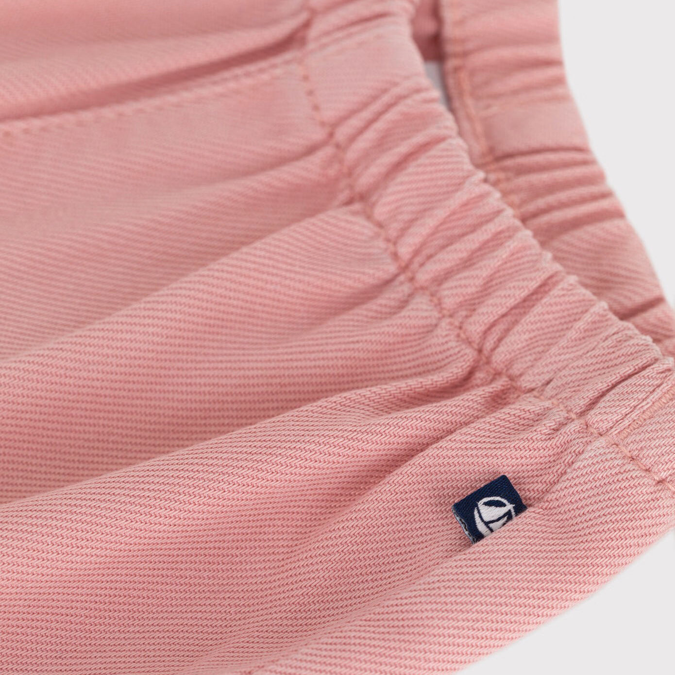 Baby Girls Pink Cotton Trousers