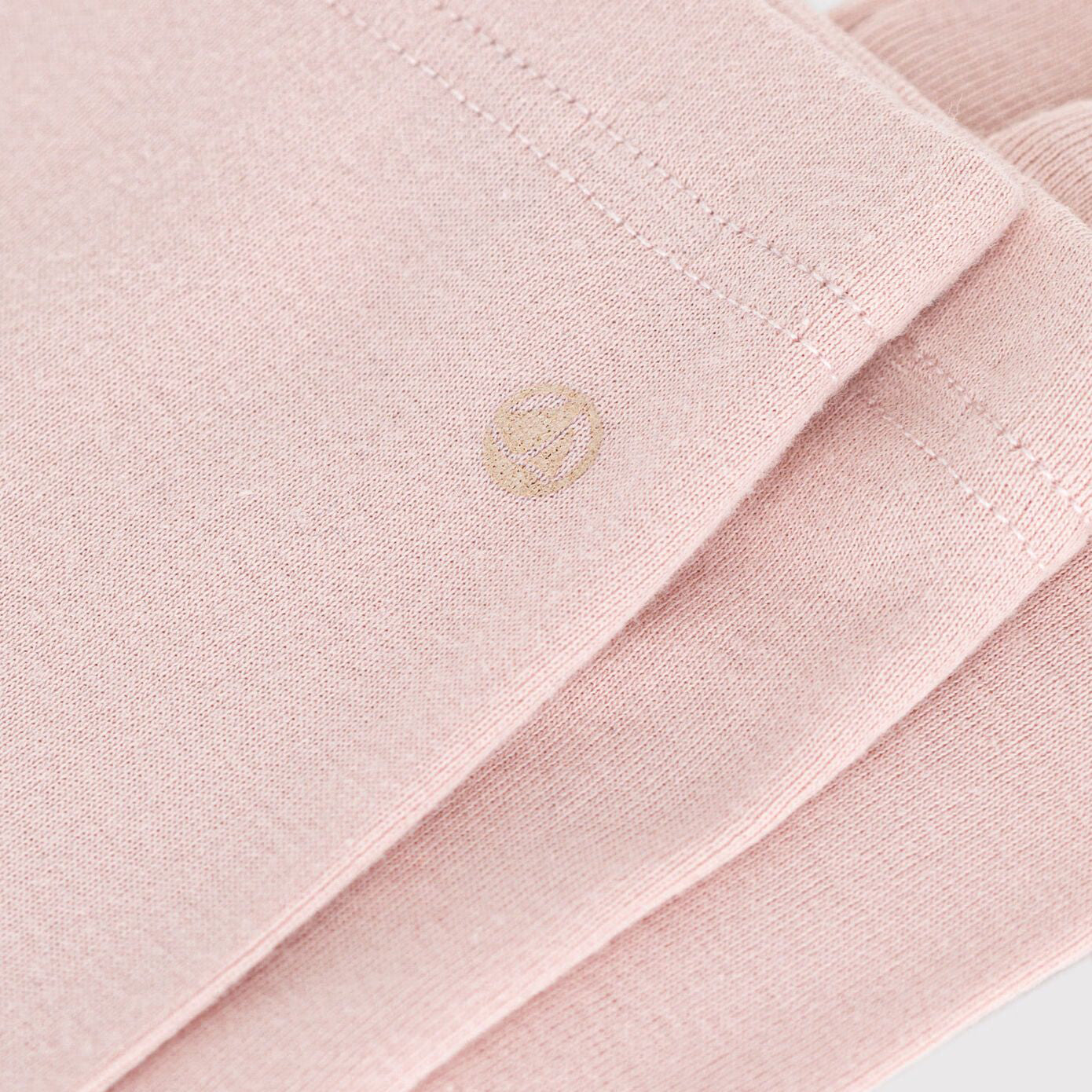 Baby Girls Pink Cotton Leggings