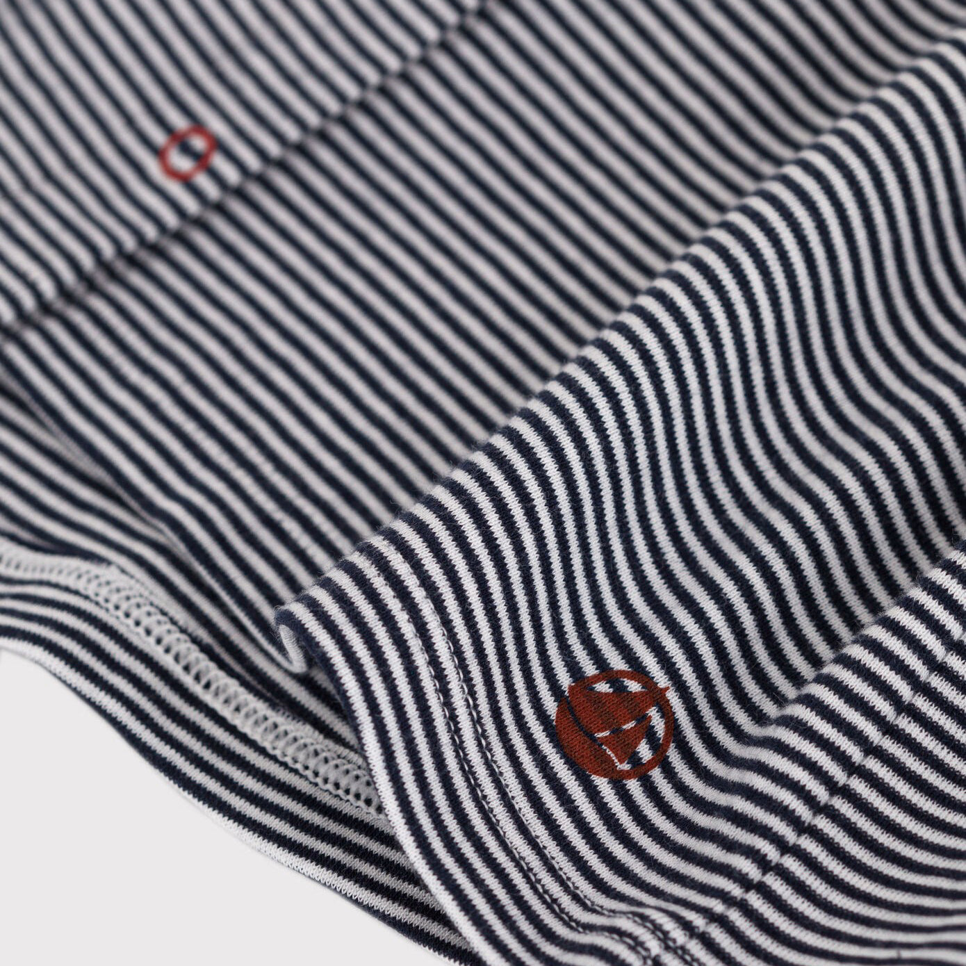 Girls Dark Blue Stripes Cotton Cardigan