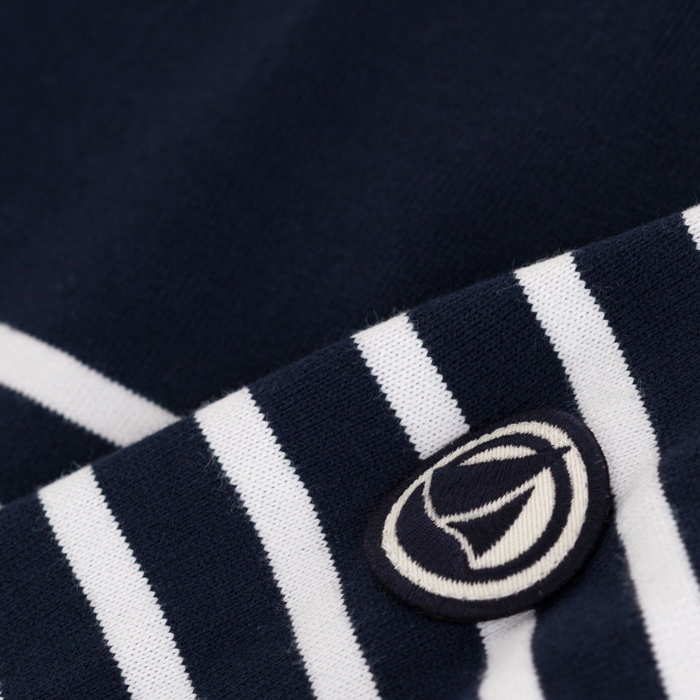 Women Navy Stripes Cotton T-Shirt