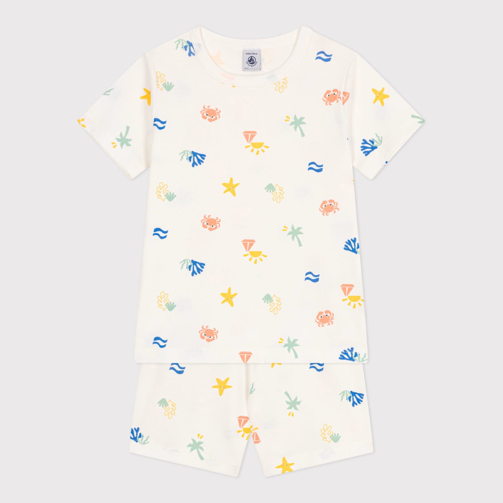 Girls Ivory Cotton Nightwear Set