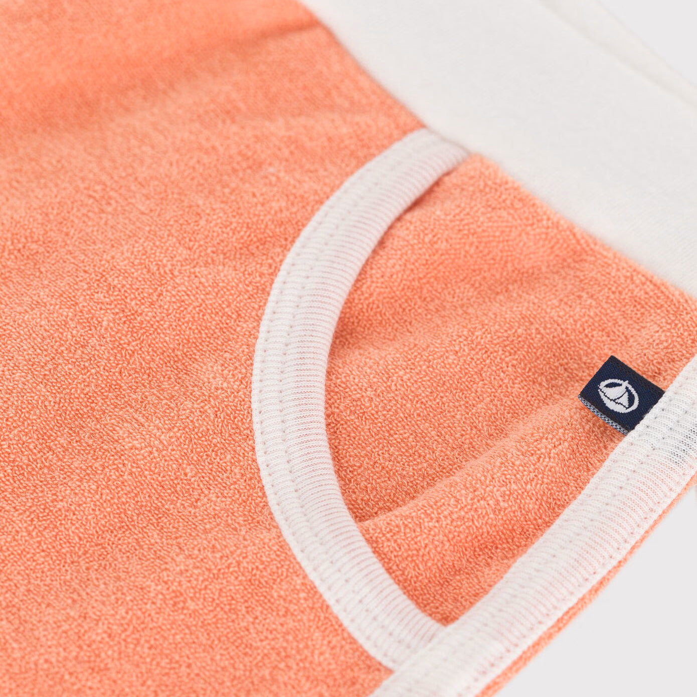 Girls Orange Cotton Shorts