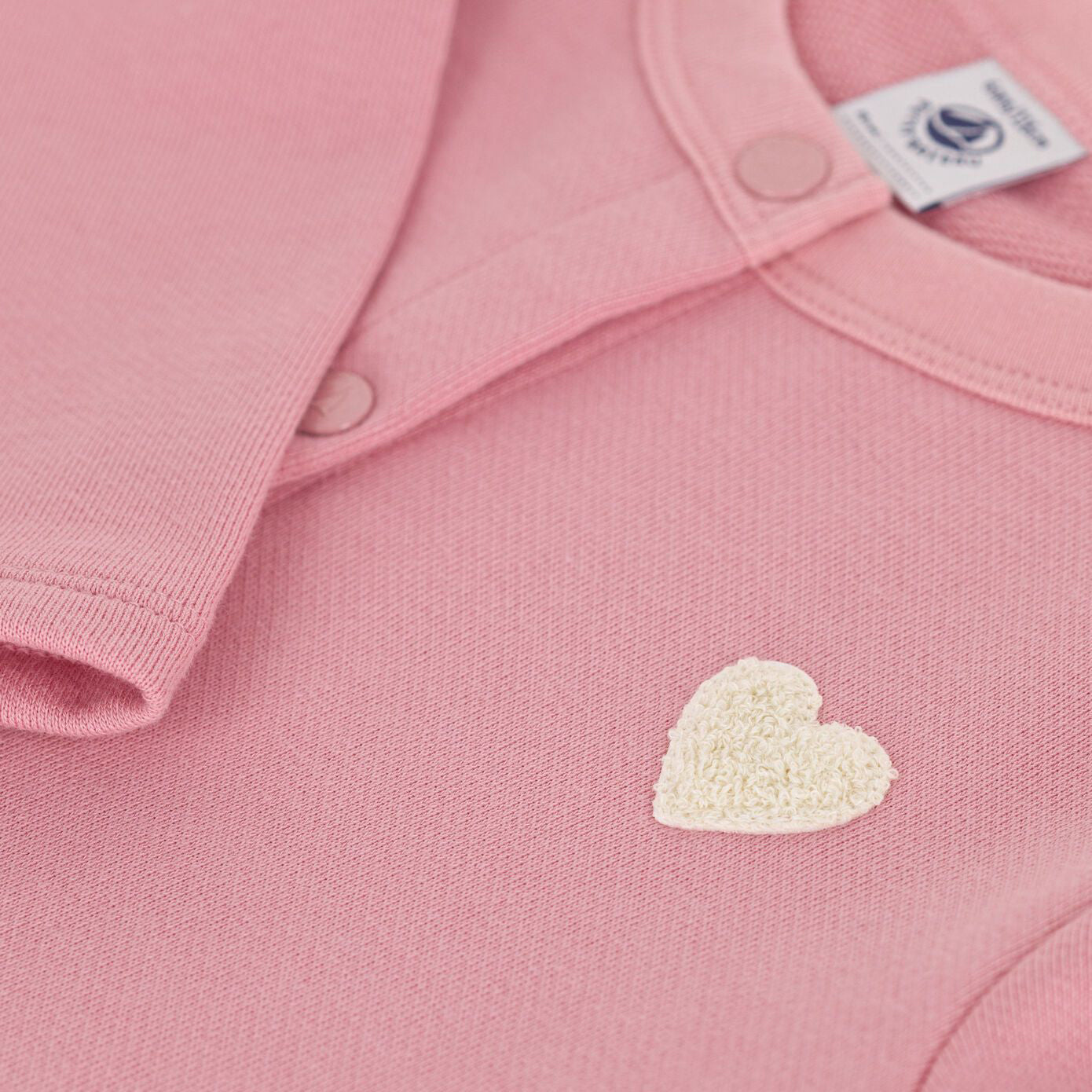 Girls Pink Cotton Cardigan