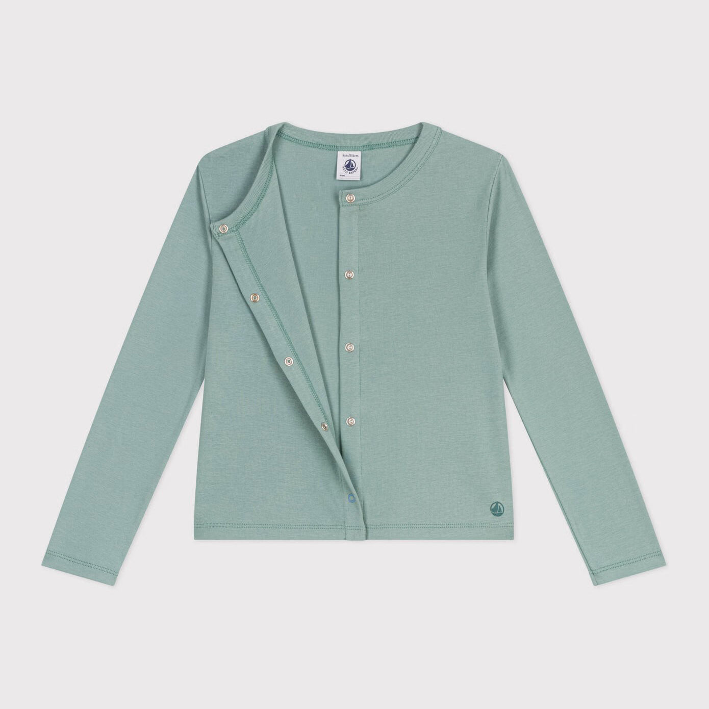 Girls Green Cotton Cardigan