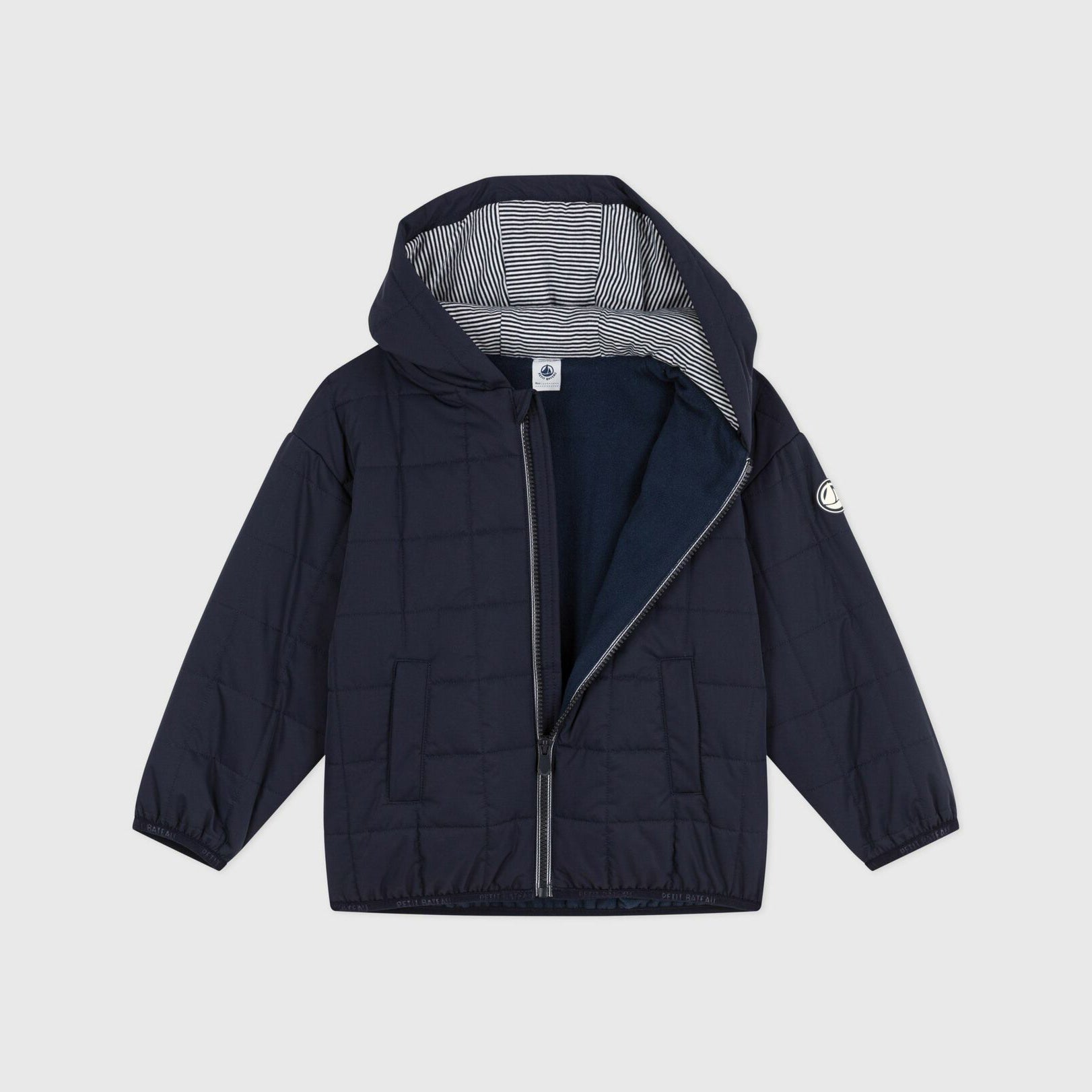 Boys Navy Padded Jacket