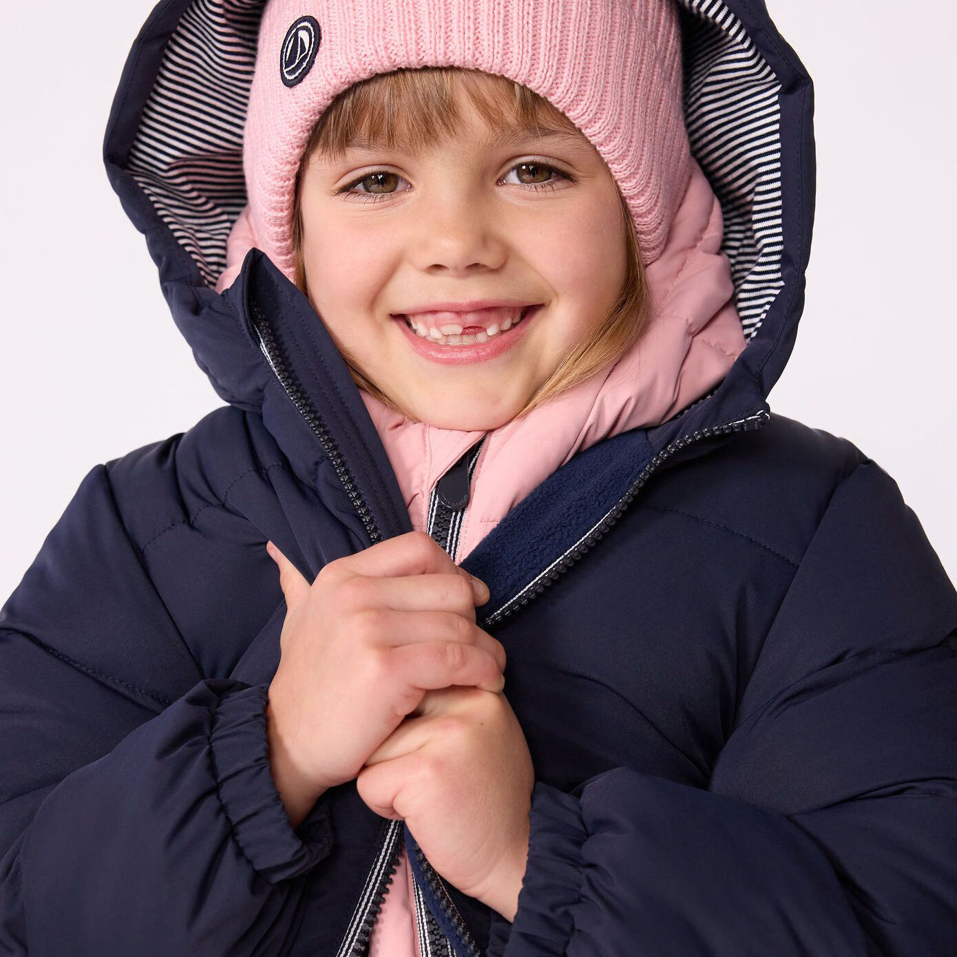 Boys & Girls Navy Padded Coat
