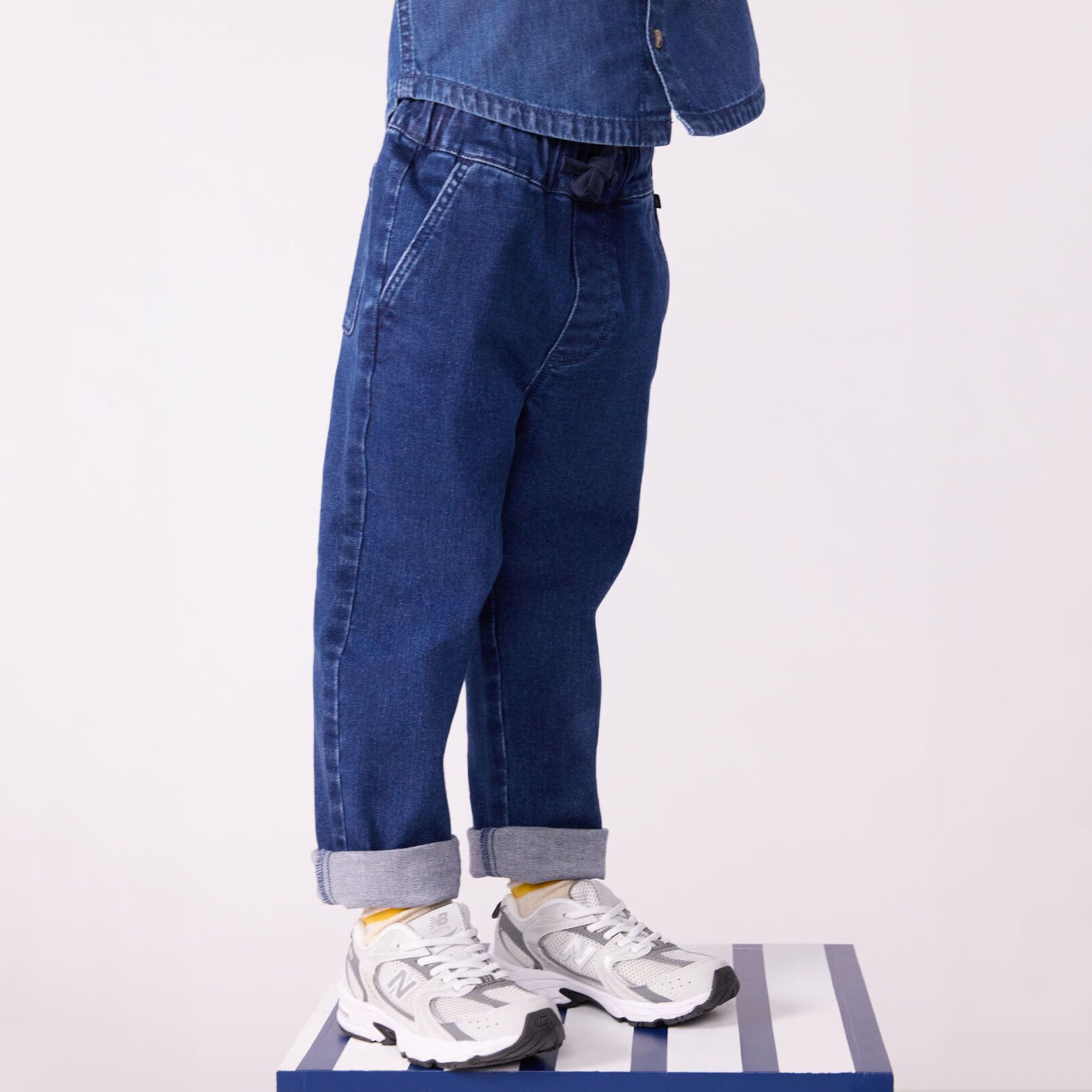 Boys Blue Denim Trousers
