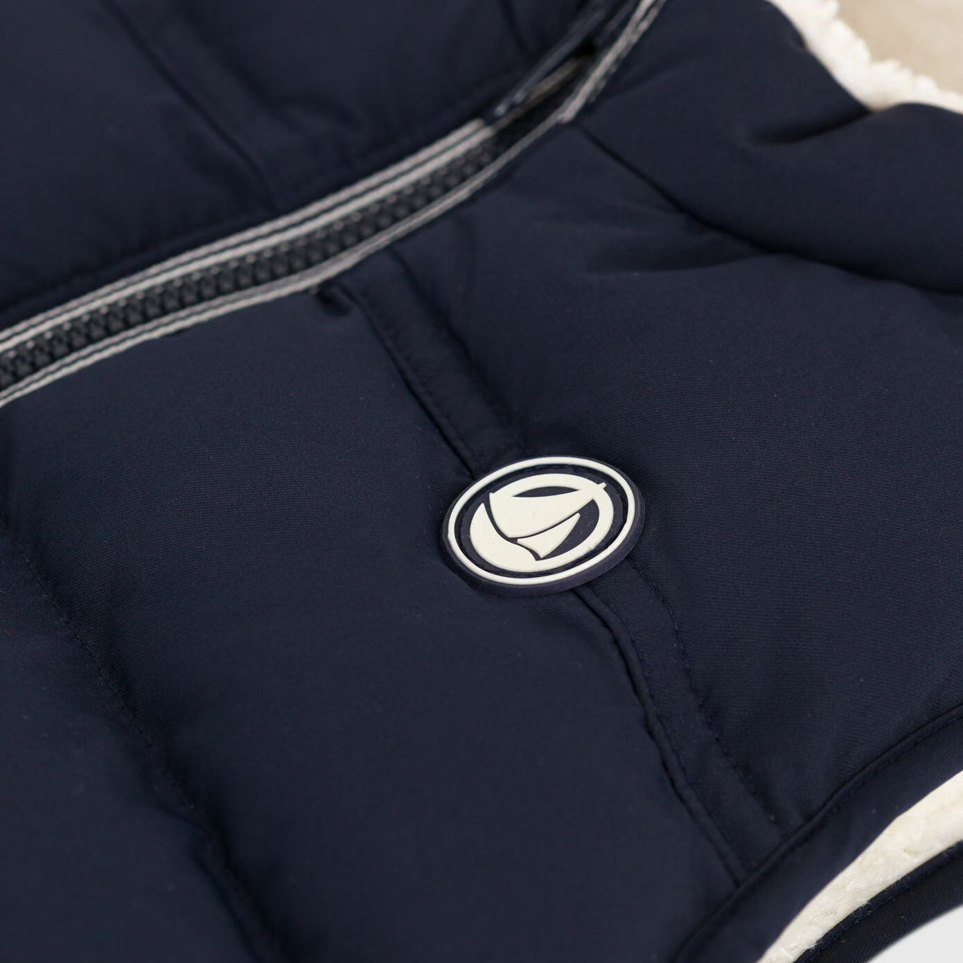 Baby Boys Navy Reversible Padded Gilet
