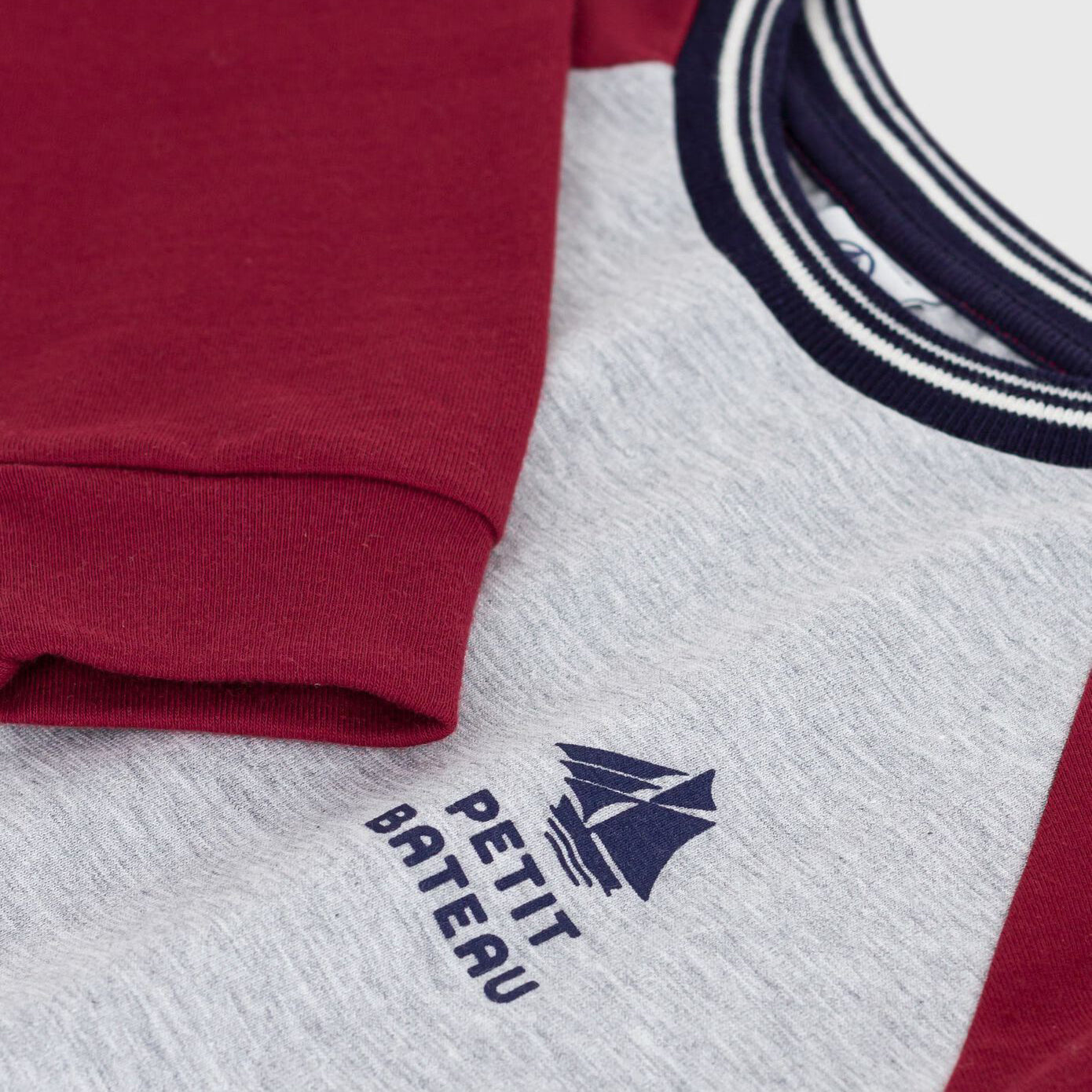 Boys Grey Cotton T-Shirt