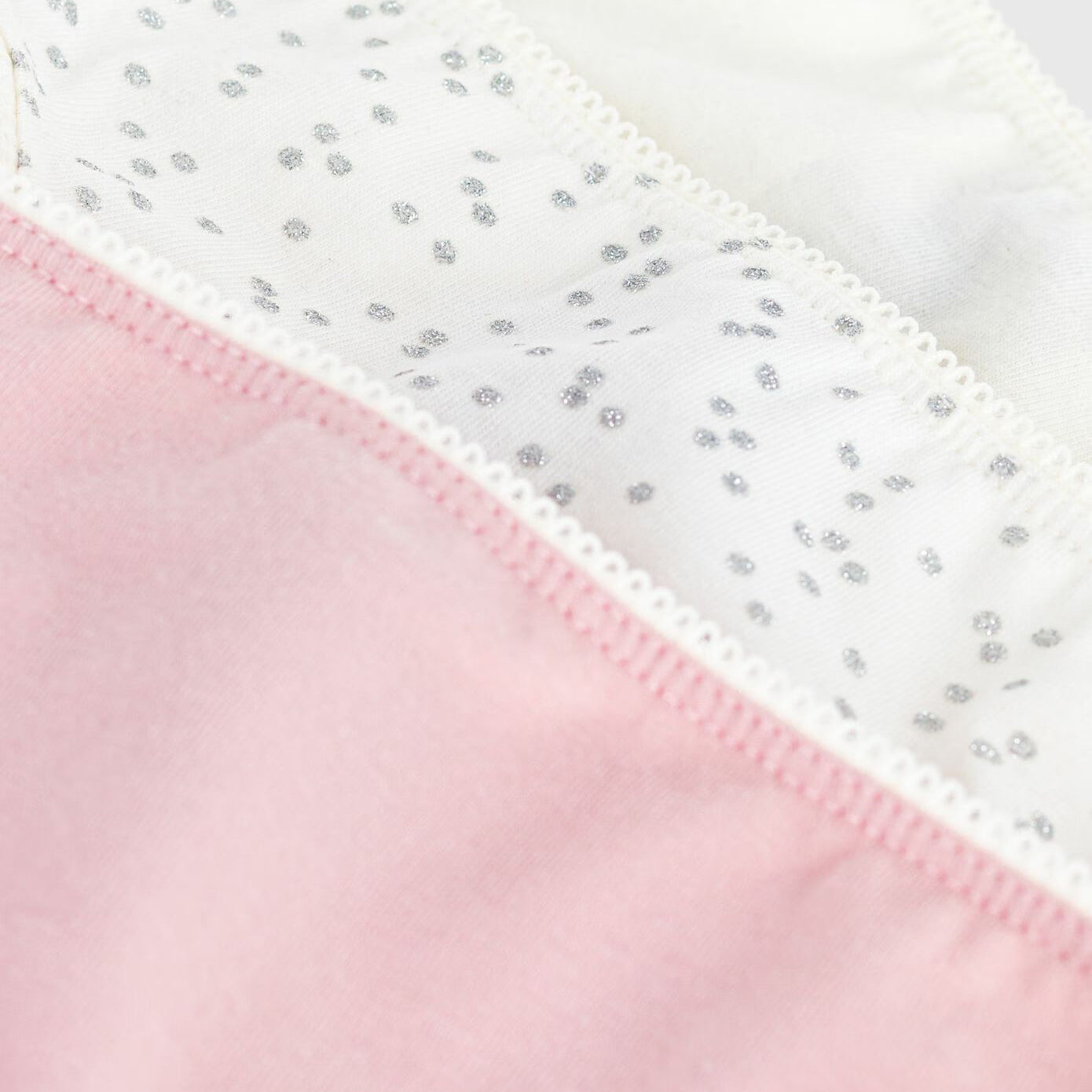 Girls Tricolor Cotton Underwear Set(3 Pack)